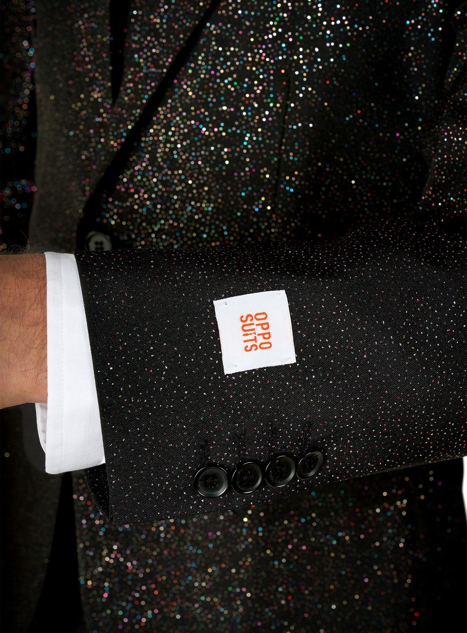 Opposuits Anzug Glitter Party Kostüm Anzug - Sakko für Silvester Ein Anzug mit Eleganz und Glanz!