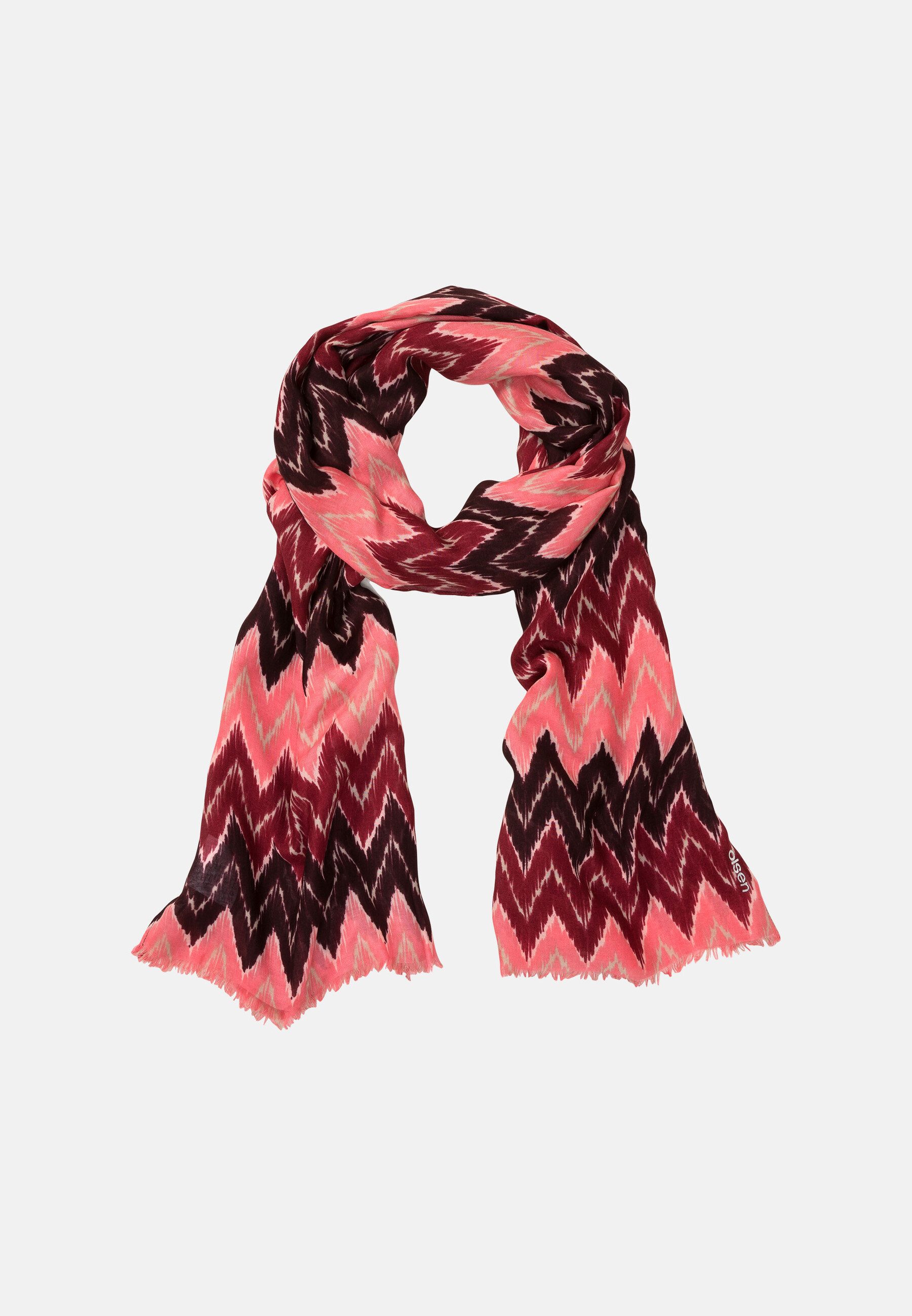 Olsen Schal mit Zickzack-Print