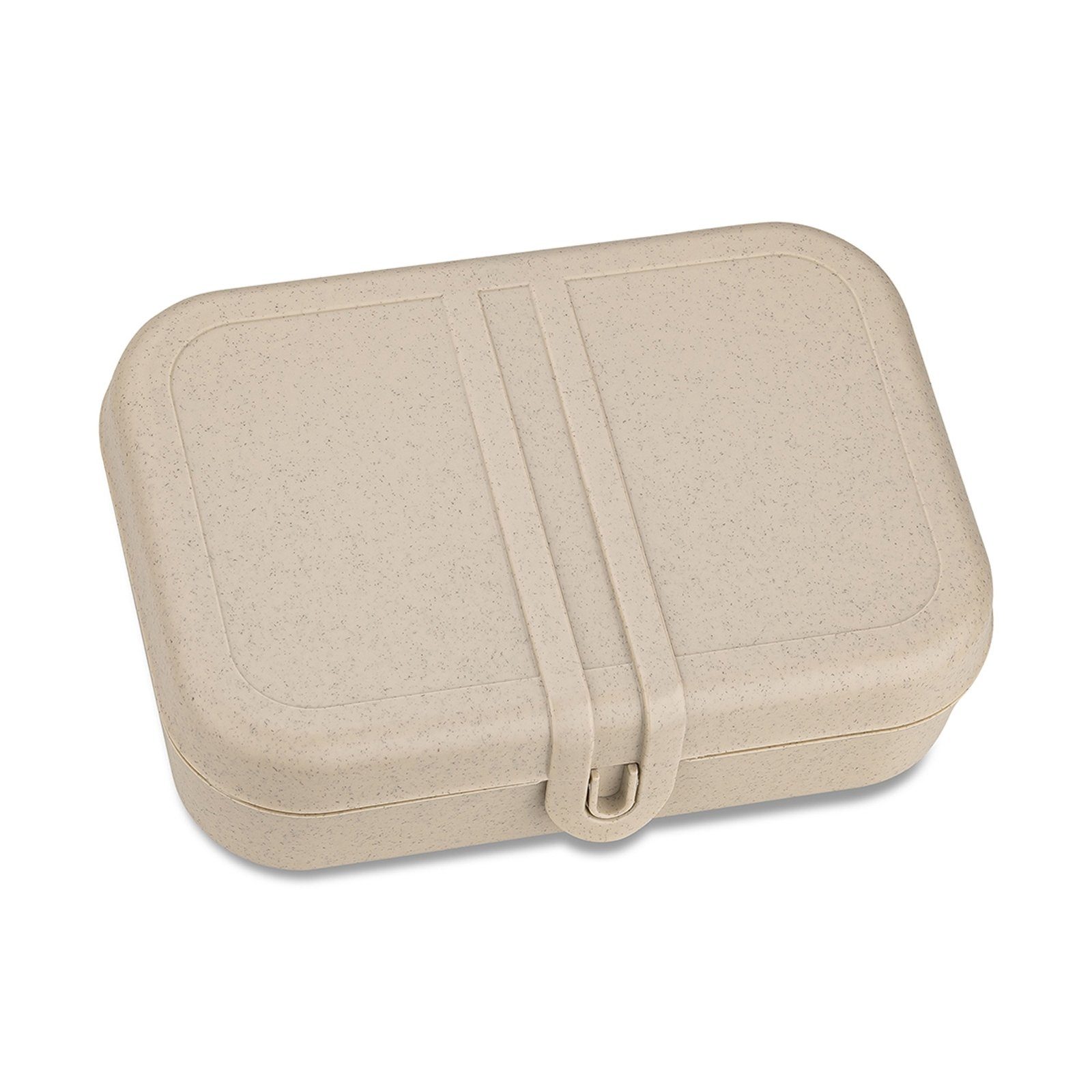 KOZIOL Lunchbox Lunchbox mit Trennsteg PASCAL L, Kunststoff, (Stück, 1-tlg), Brotdose Kunststoff Sand