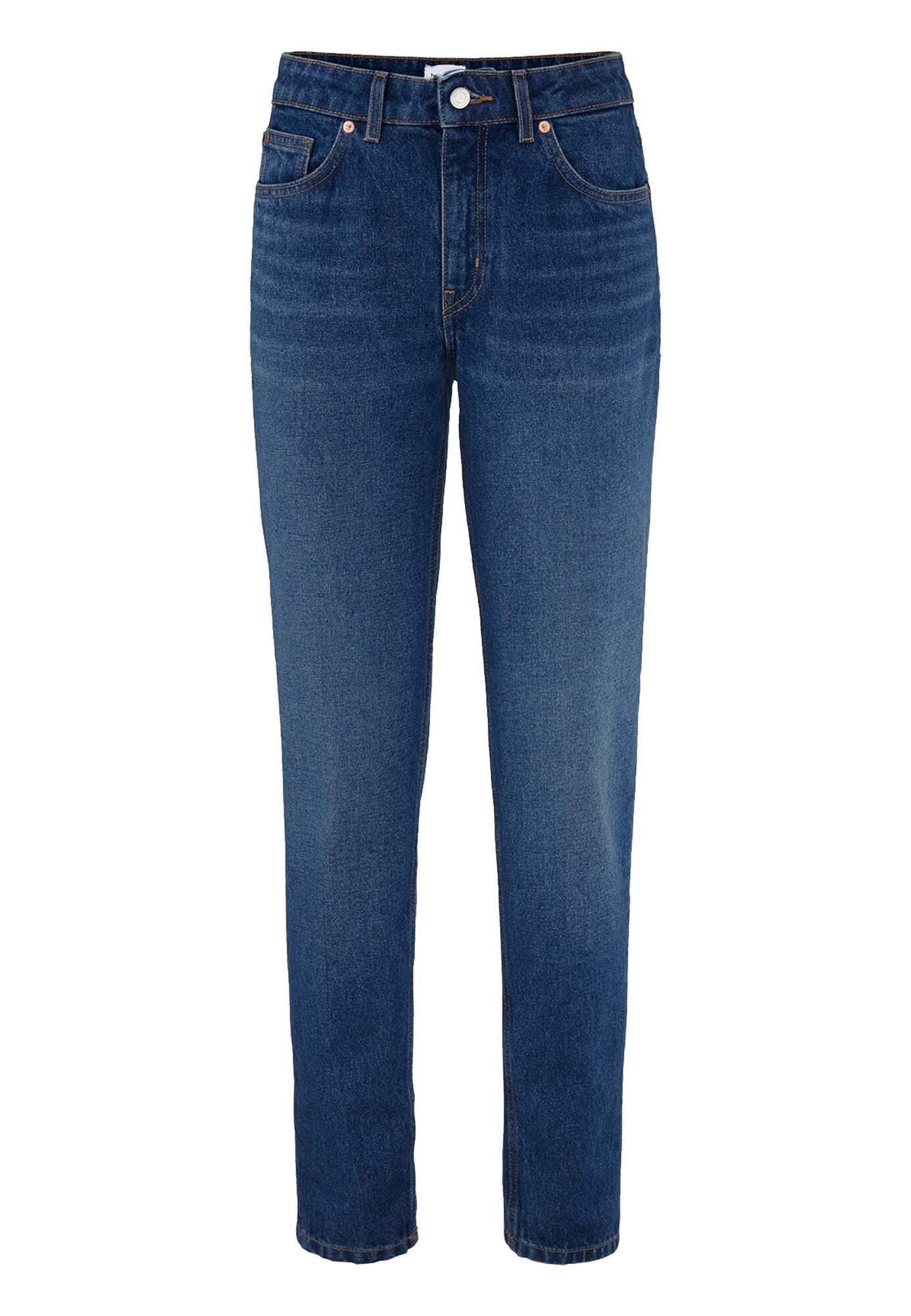 Hessnatur 5-Pocket-Jeans HANNA High Rise Mom aus reinem Bio-Denim (1-tlg) günstig online kaufen