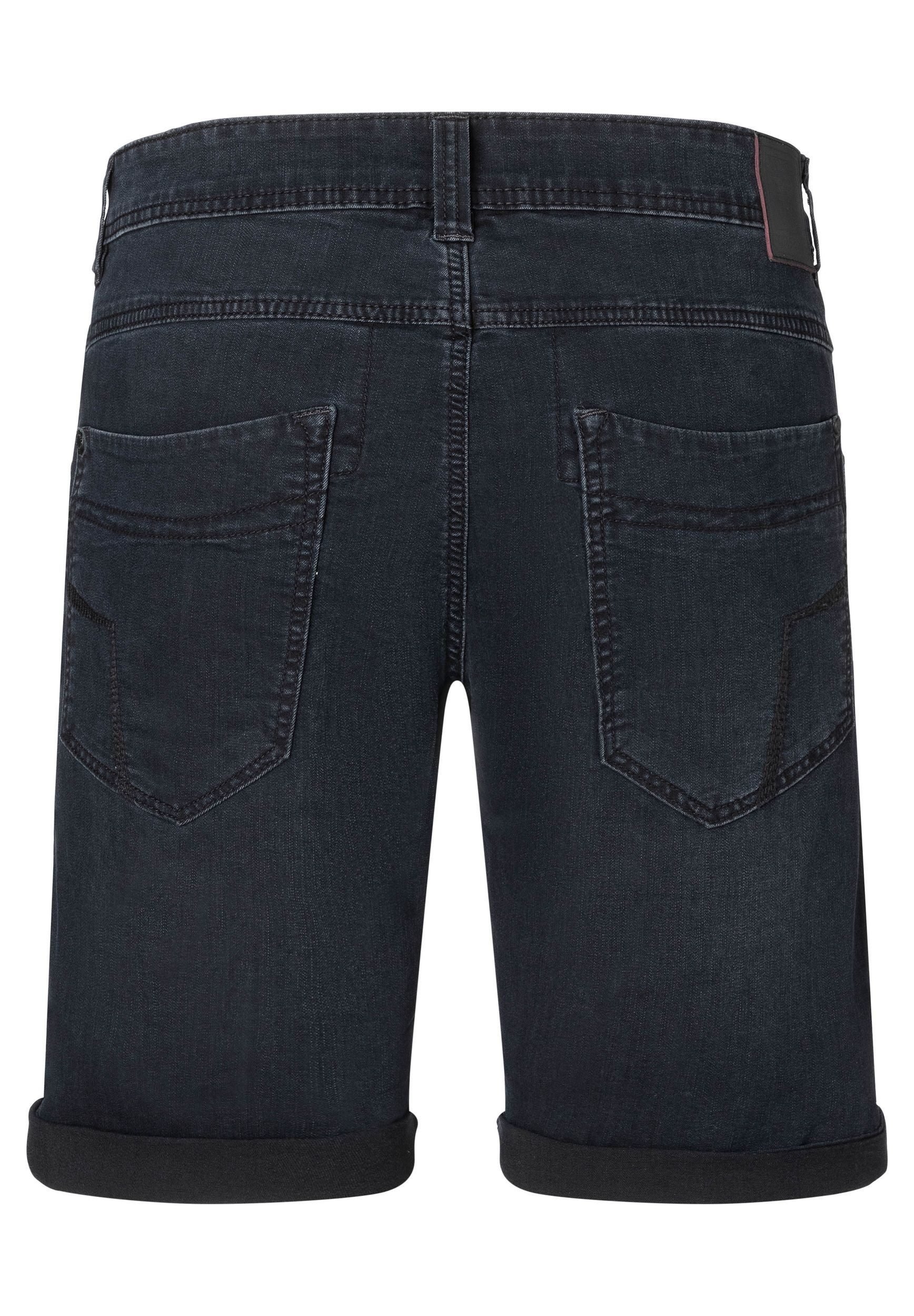 TIMEZONE Herren Jeans Shorts SLIM SCOTTYTZ SHORT - Mid Waist Slim Fit - Bla günstig online kaufen
