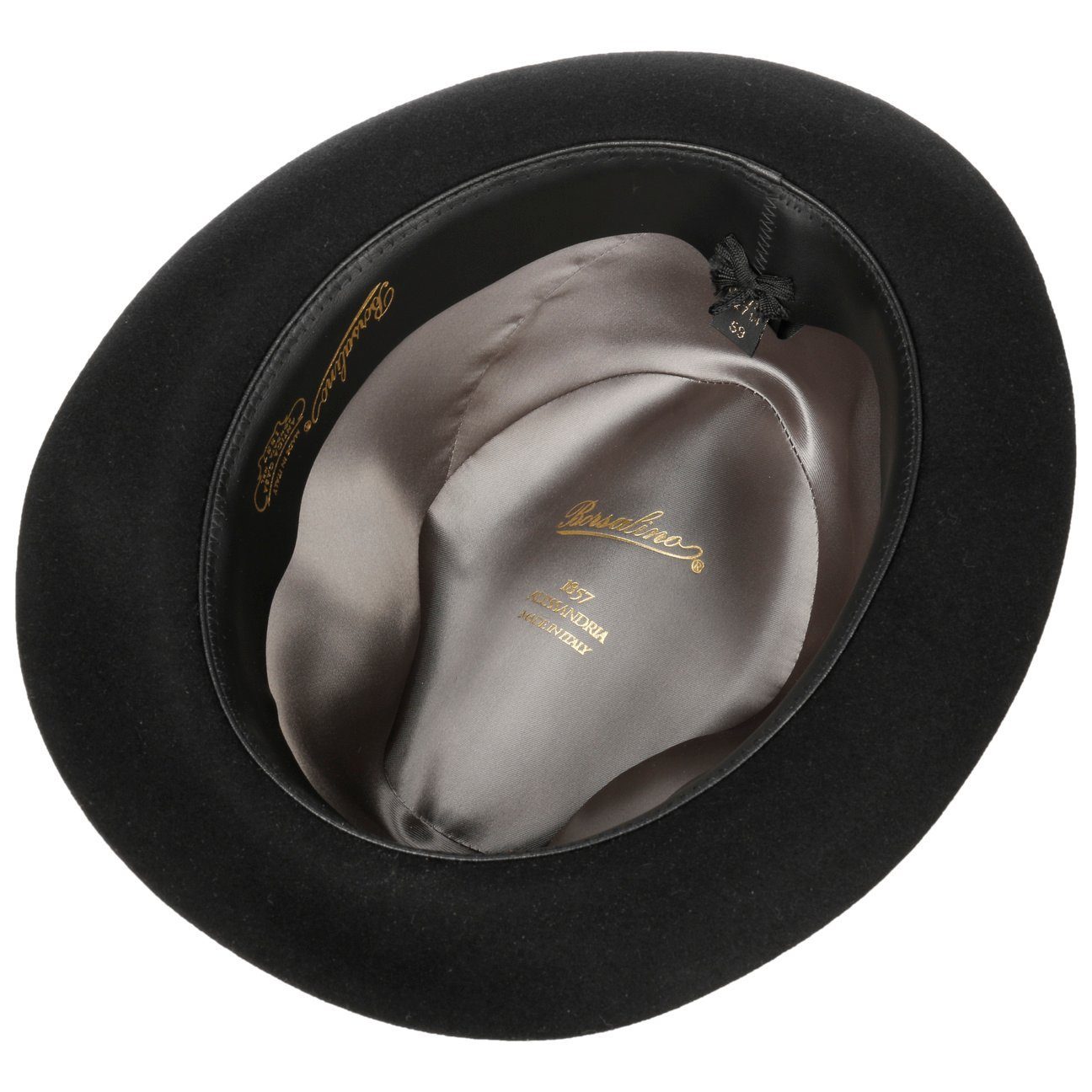 Borsalino Fedora (1-St) Trilby mit Futter, Made in Italy
