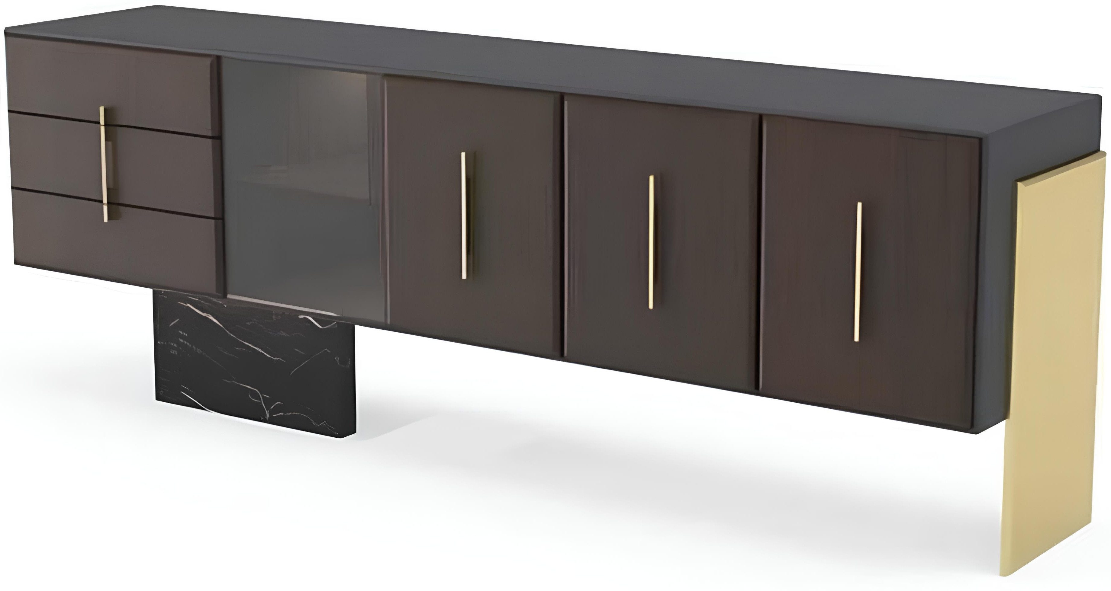 Xlmoebel Sideboard Luxus Holz-Kommode mit Stauraum und TV-Ständer in modernem Design (Sideboard, 1 St., Sideboard), Hergestellt in Europa