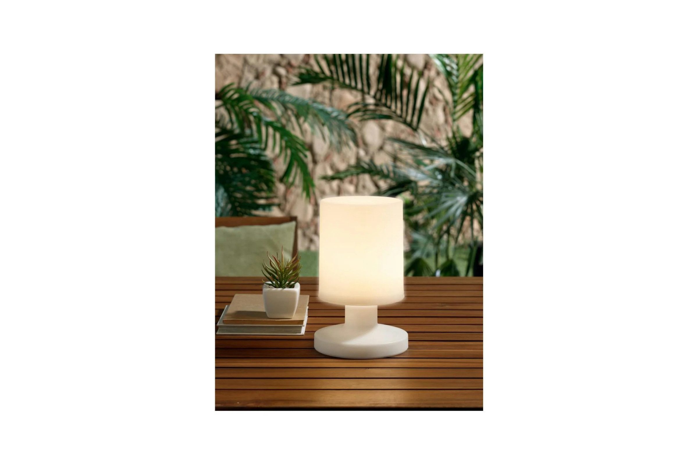 Livarno home LED Tischleuchte LED Akku Tischleuchte warmweiß IP44 kabellos USB-Ladekabel, Warmweiß, Kabelloser Betrieb, wiederaufladbarer Akku