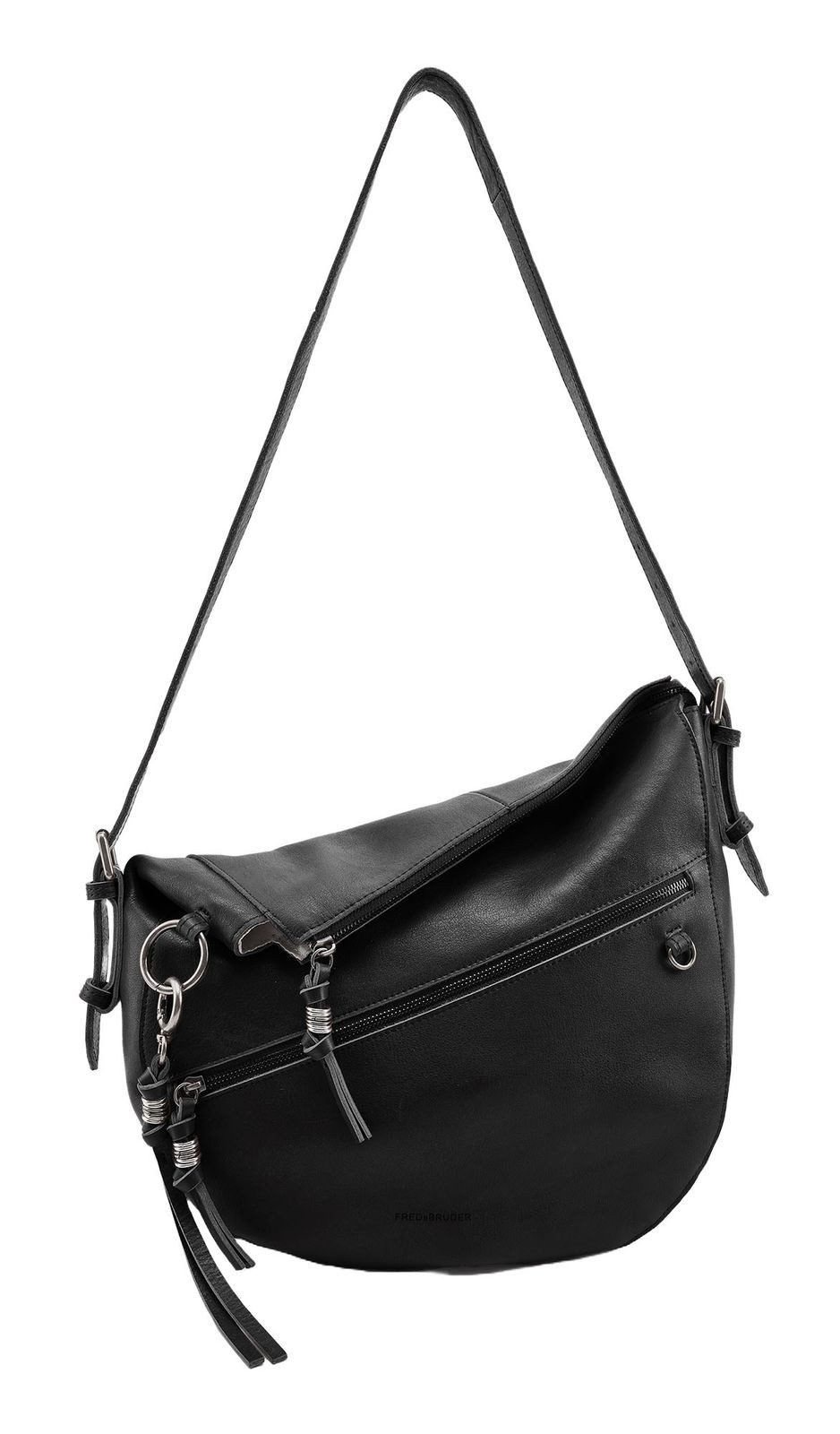 FREDsBRUDER Schultertasche Shoulderbag, aus echtem Leder
