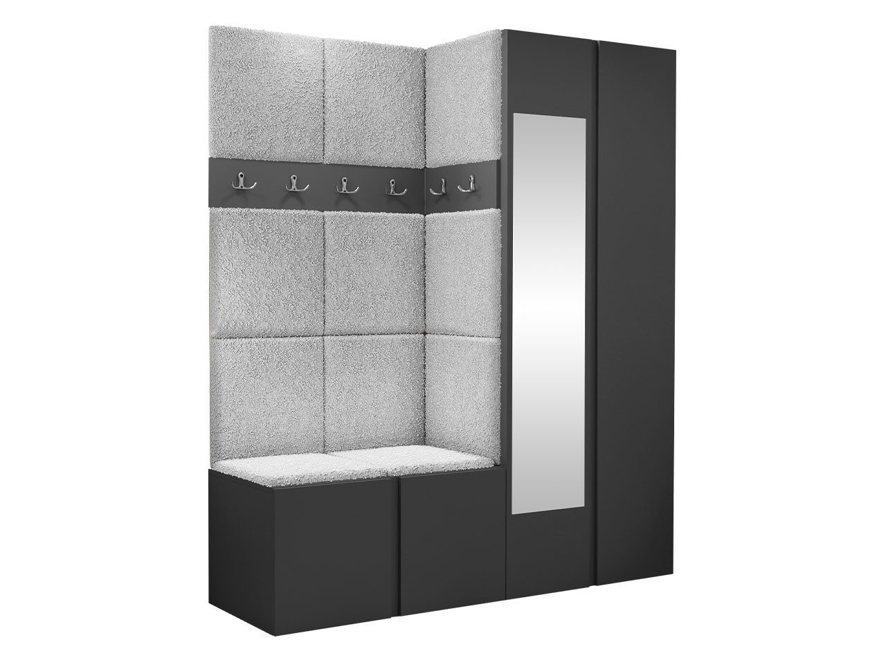 MIRJAN24 Garderoben-Set Orion XII, (Komplett-Set, Schrank, günstig online kaufen