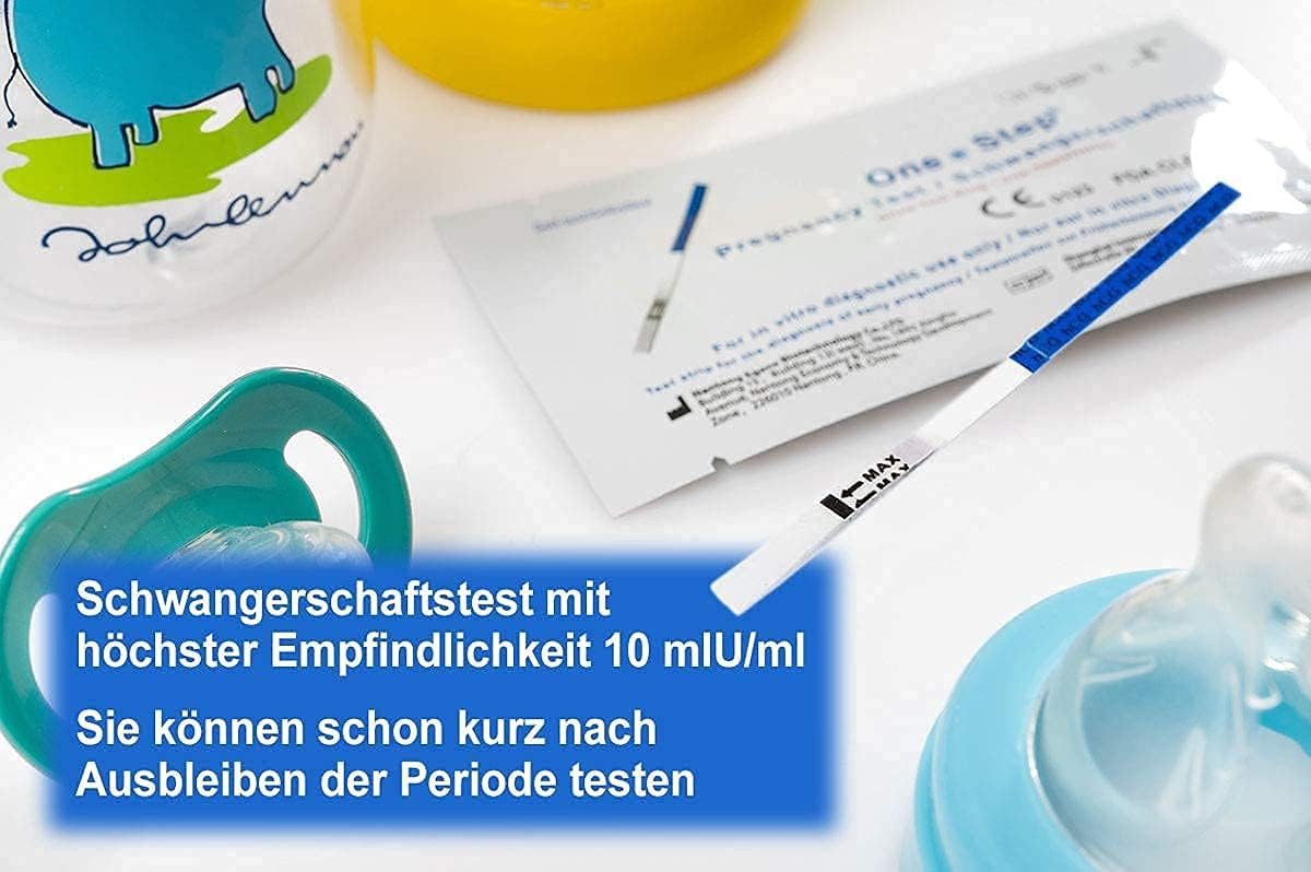 Clearblue Schwangerschaftstest Frühe Erkennung 2 Stk. + One+Step Schwangerschaftstest Frühtest 5 Stk., 1-tlg. – Bild 4 von 5