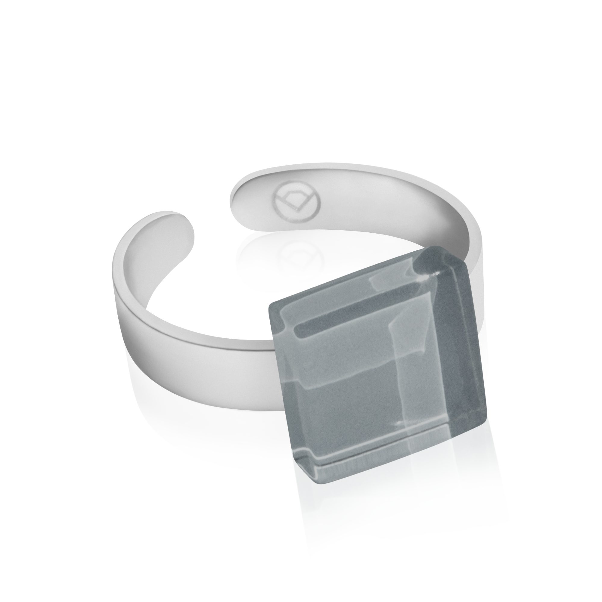 ALEXASCHA Fingerring Kleiner Ring mit Stein • verstellbar Ø 17-20mm • Geburtsstein Schmuck