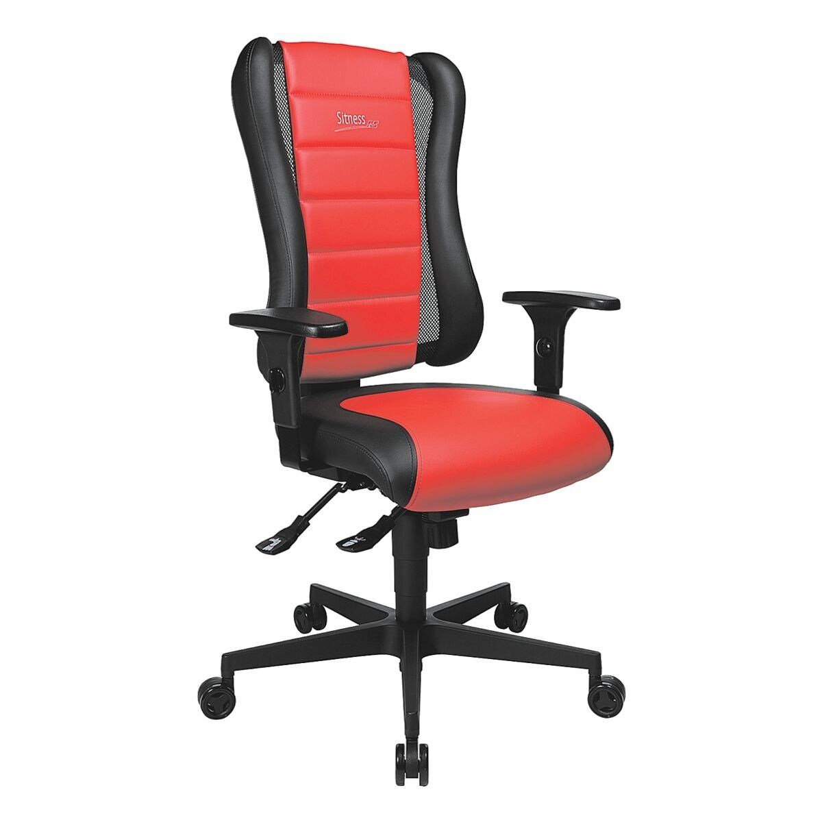 TOPSTAR Schreibtischstuhl Sitness RS, (ohne Armlehnen) rot