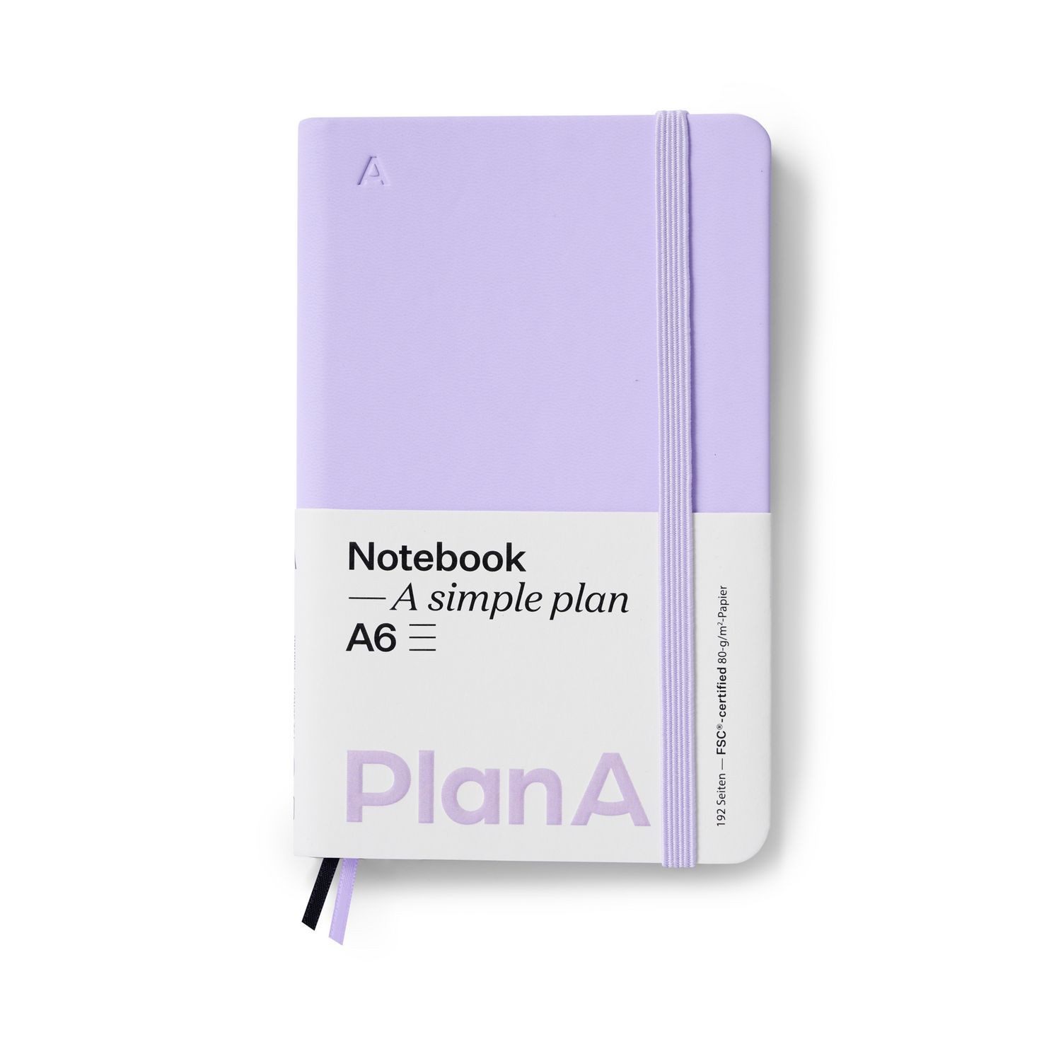 Notizbuch Notizbuch A6 Hardcover Liniert Mauve Purple