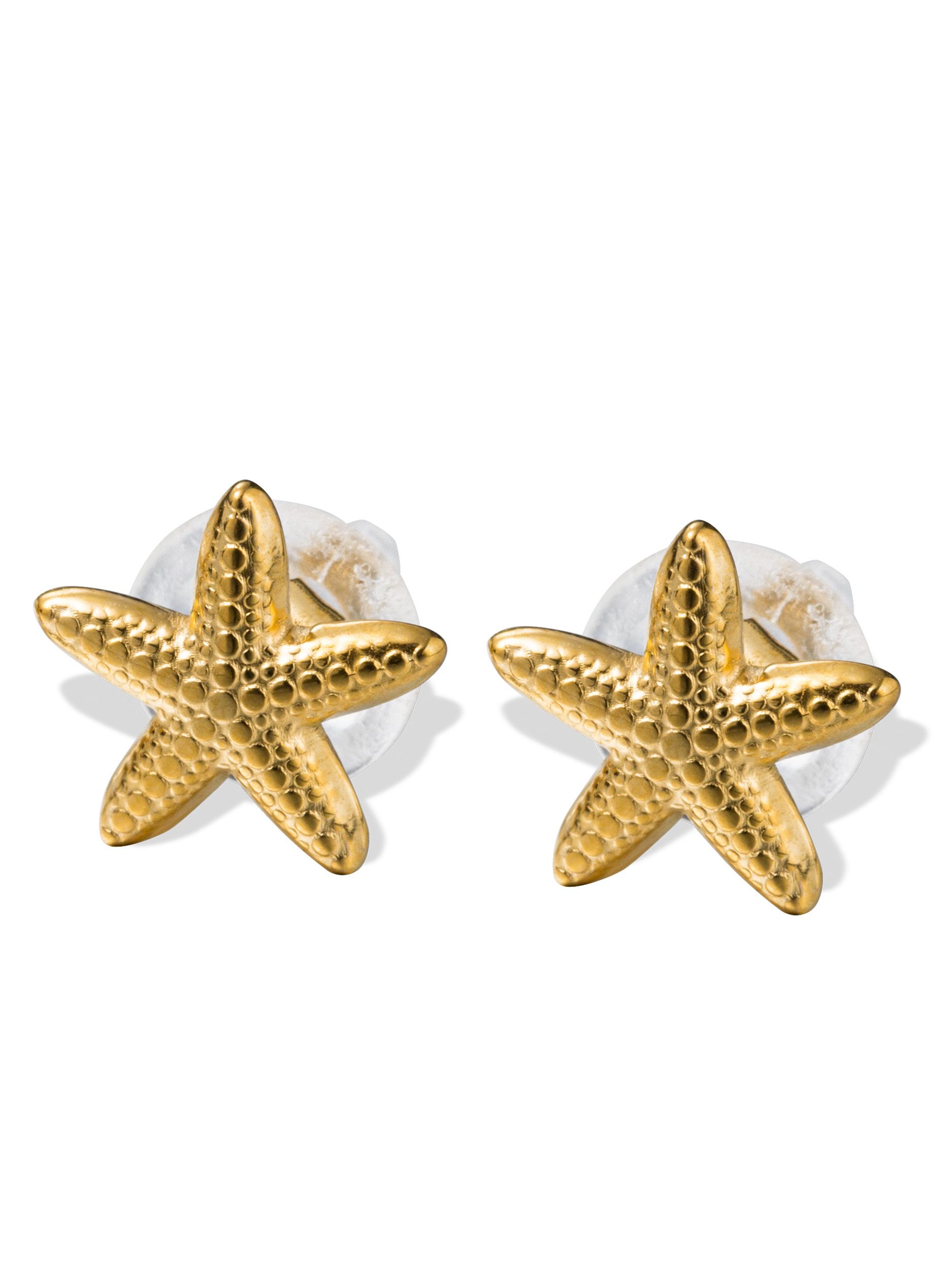 Aniston JEWELRY & WATCHES Paar Ohrstecker Schmuck Geschenk Edelstahl Ohrschmuck Ohrringe Seestern, Made in Germany