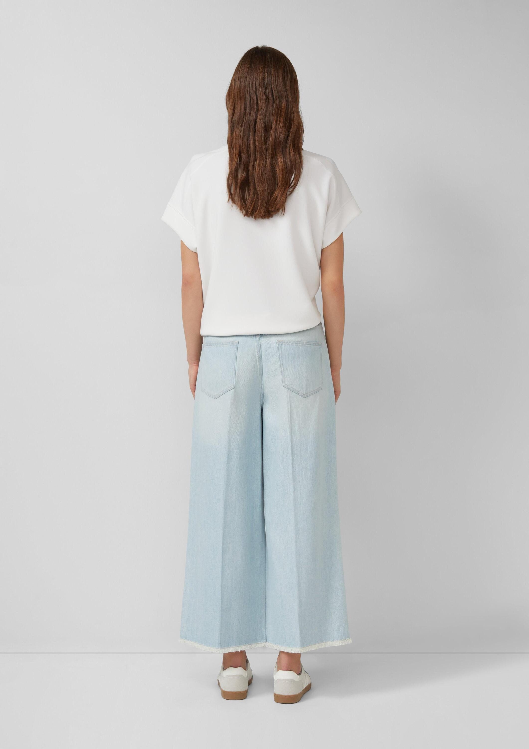 s.Oliver Weite Jeans Jeans-Hose SURI Culotte Suri / Regular Fit / High Rise / Wide Leg