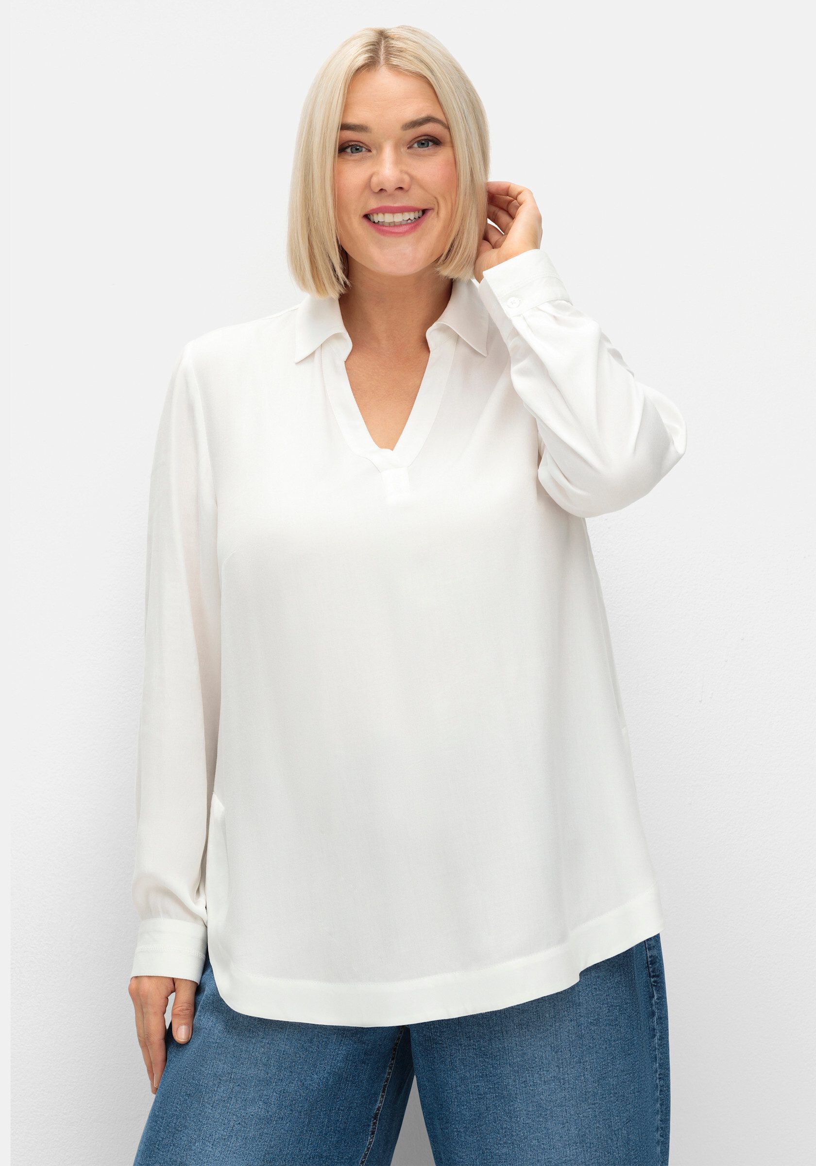 Sheego Klassische Bluse Tunika . günstig online kaufen