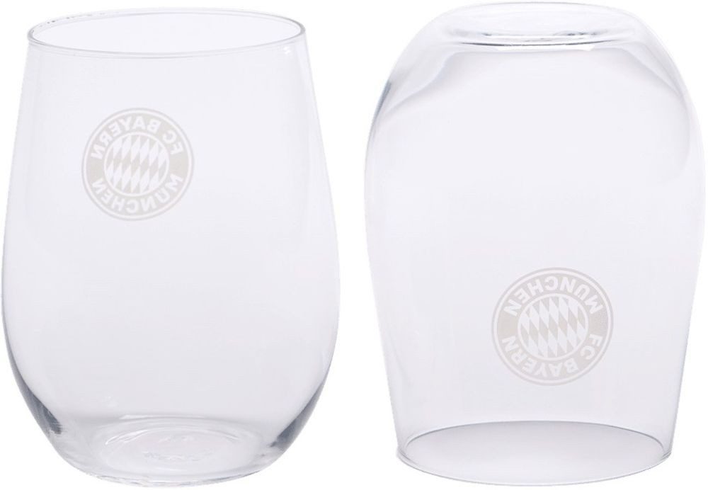 FC Bayern München Glas Wasserglas 2er Set