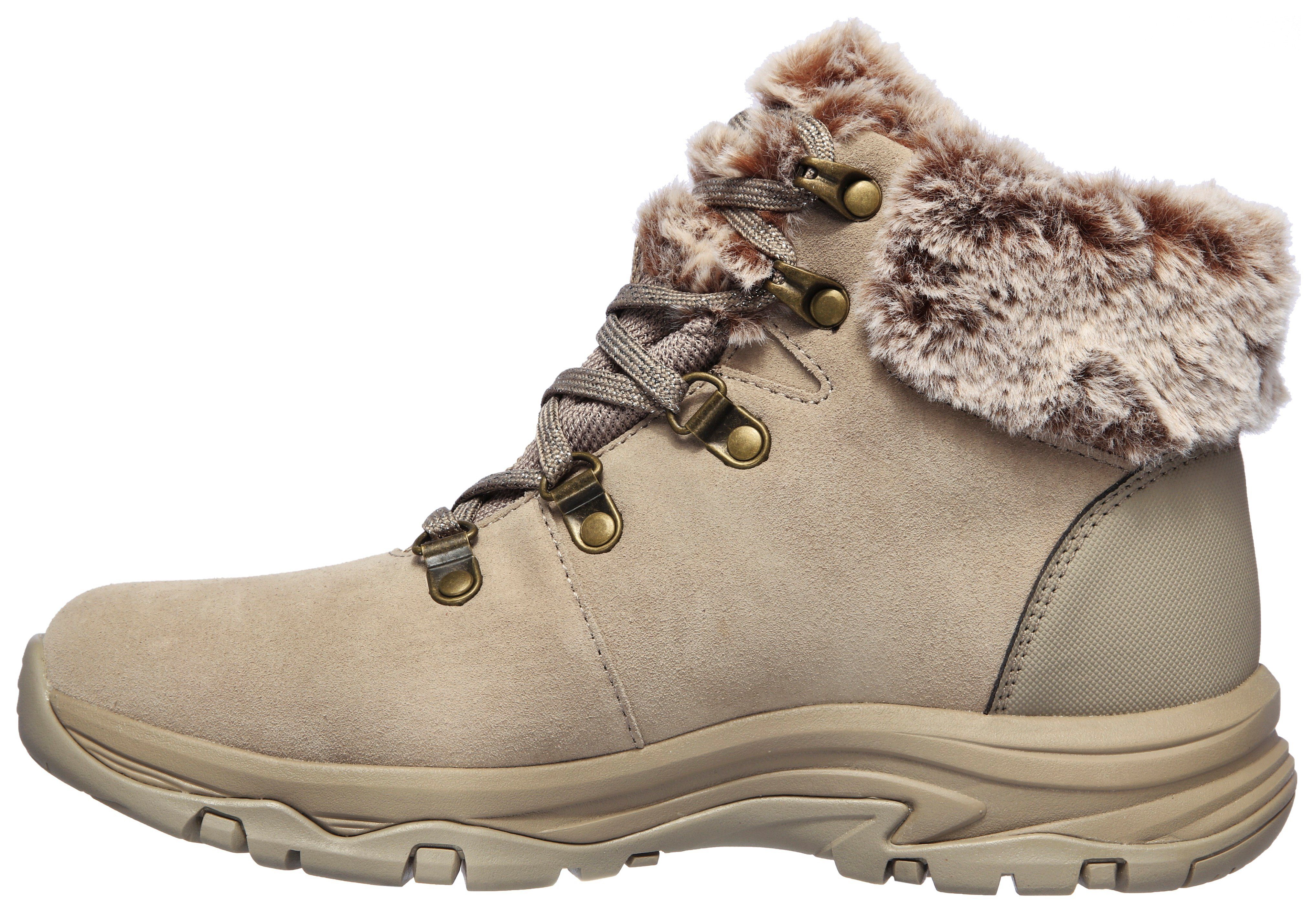 Skechers am Winterboots TREGO- Schaft mit Fellimitat taupe