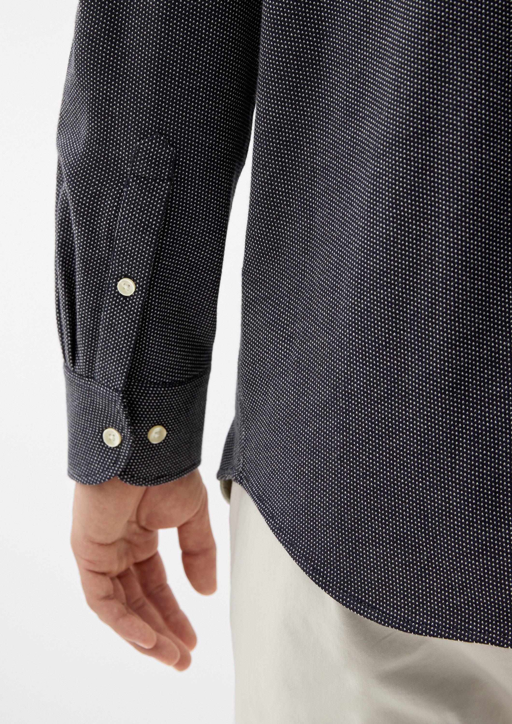 s.Oliver Langarmhemd Hemd S.OWHERE Tailored: Baumwollhemd