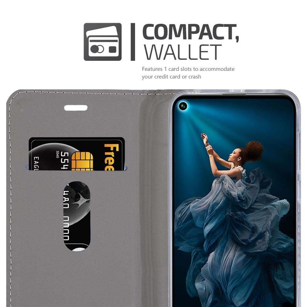 Cadorabo Handyhülle für Honor 20 PRO Hülle Honor 20 PRO, Klappbare Handy Schutzhülle - Hülle - mit Standfunktion und Kartenfach