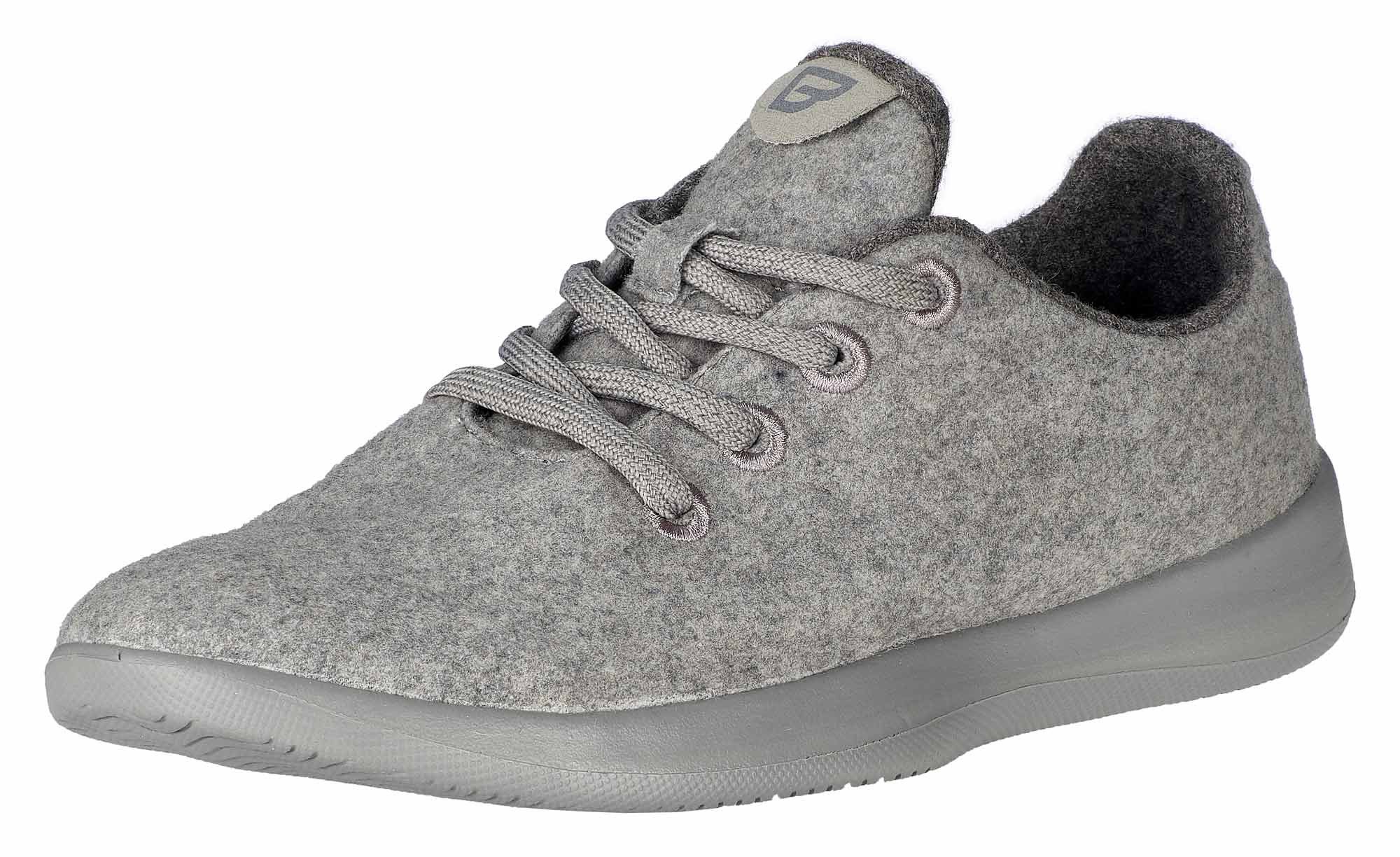 Ballop Tenderness (60% Schafswolle) grau Sneaker