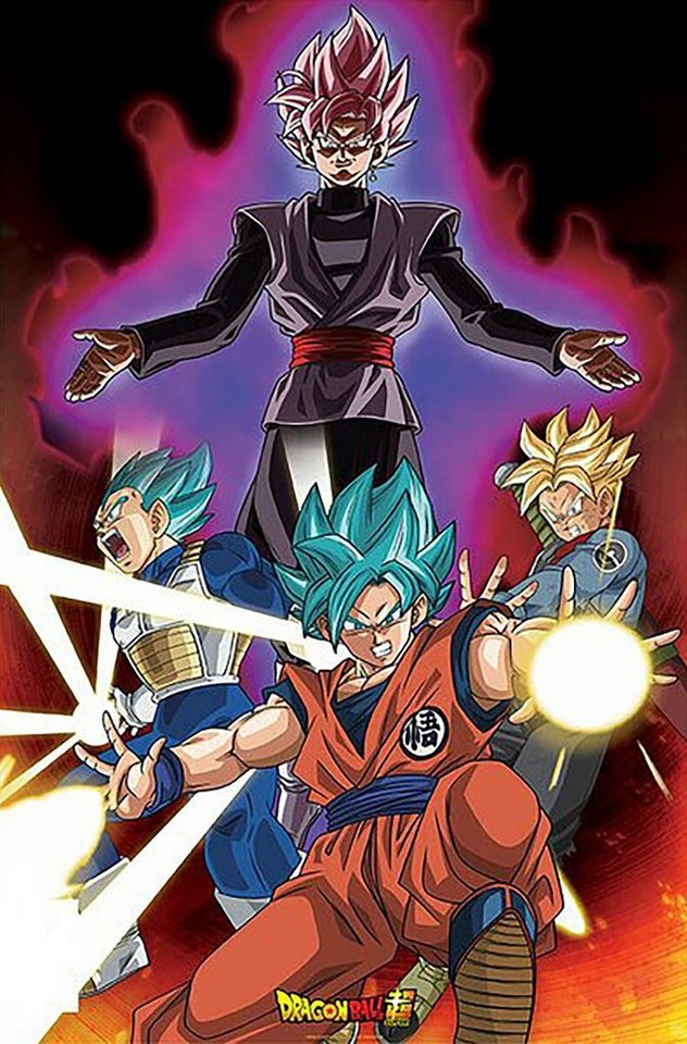 GB eye Poster Dragon Ball Super Poster Goku Black 61 x 91,5 cm