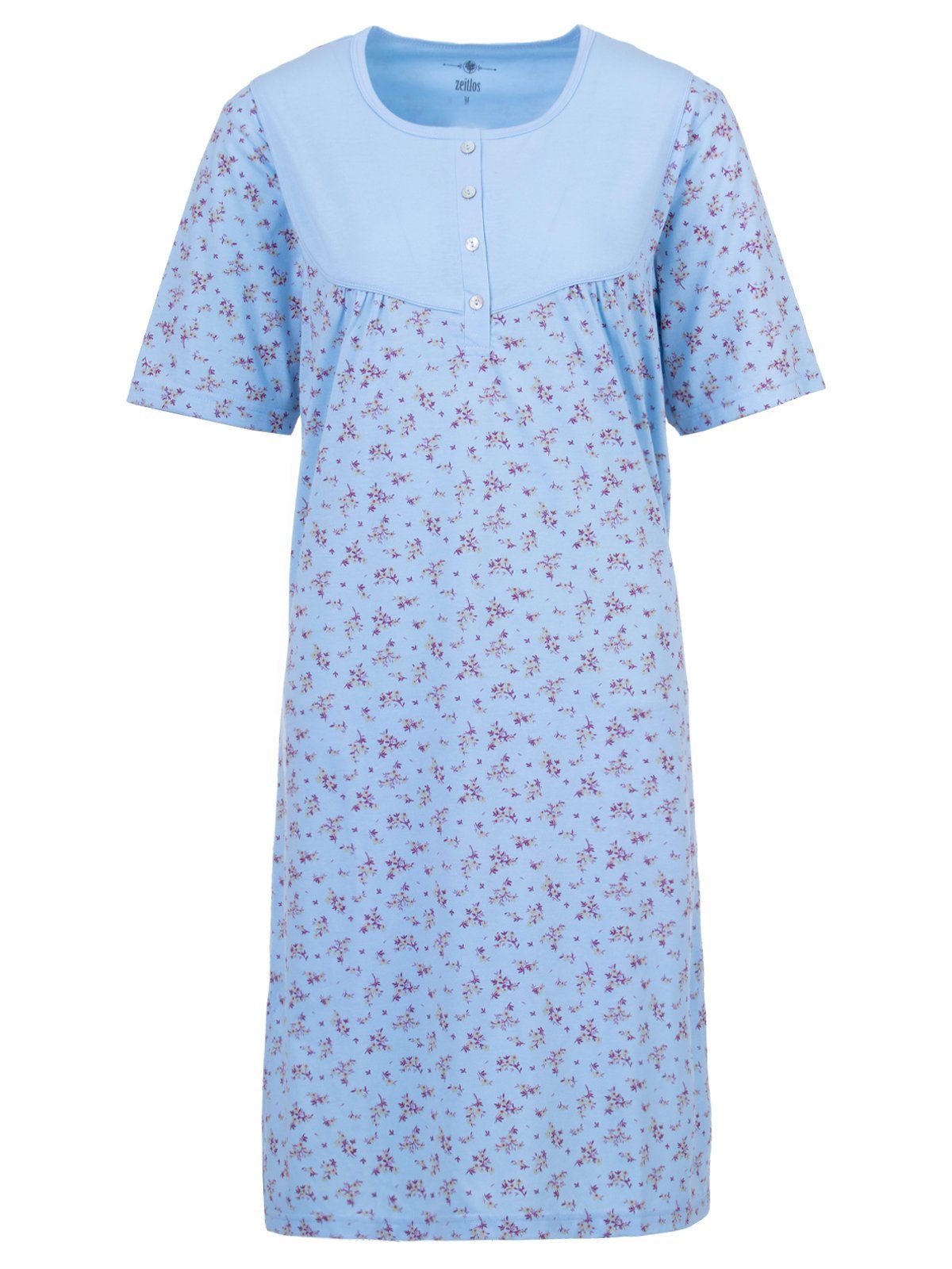 zeitlos Nachthemd Nachthemd Kurzarm - Zweigen/ günstig online kaufen