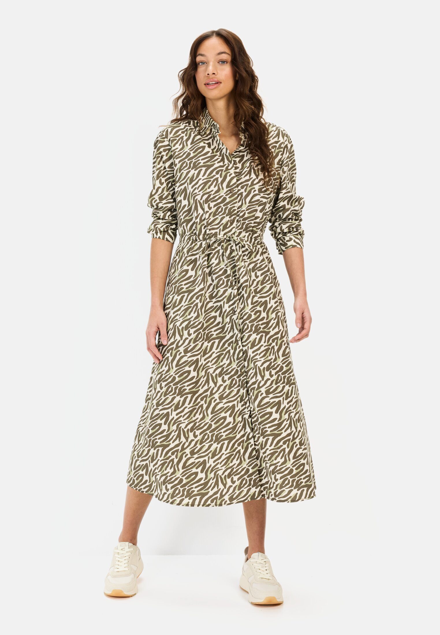 Blusenkleid mit Allover-Print
