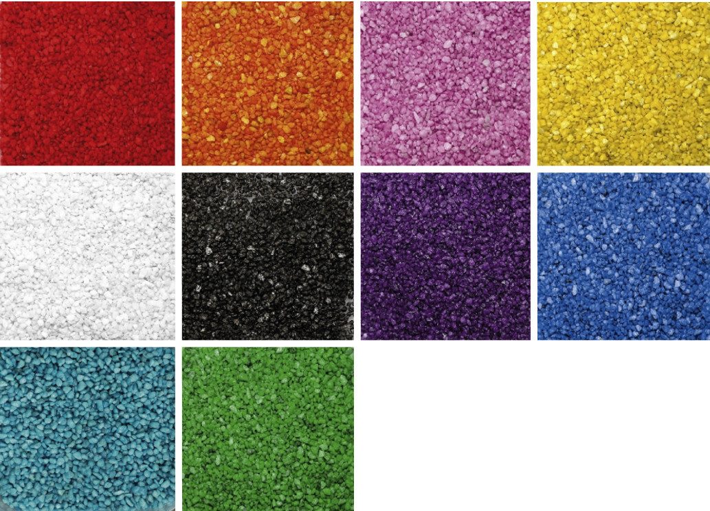 naninoa GmbH Streudeko GRANULAT 2-3mm, Dekogranulat farbig Mix 10x500g = 5kg.
