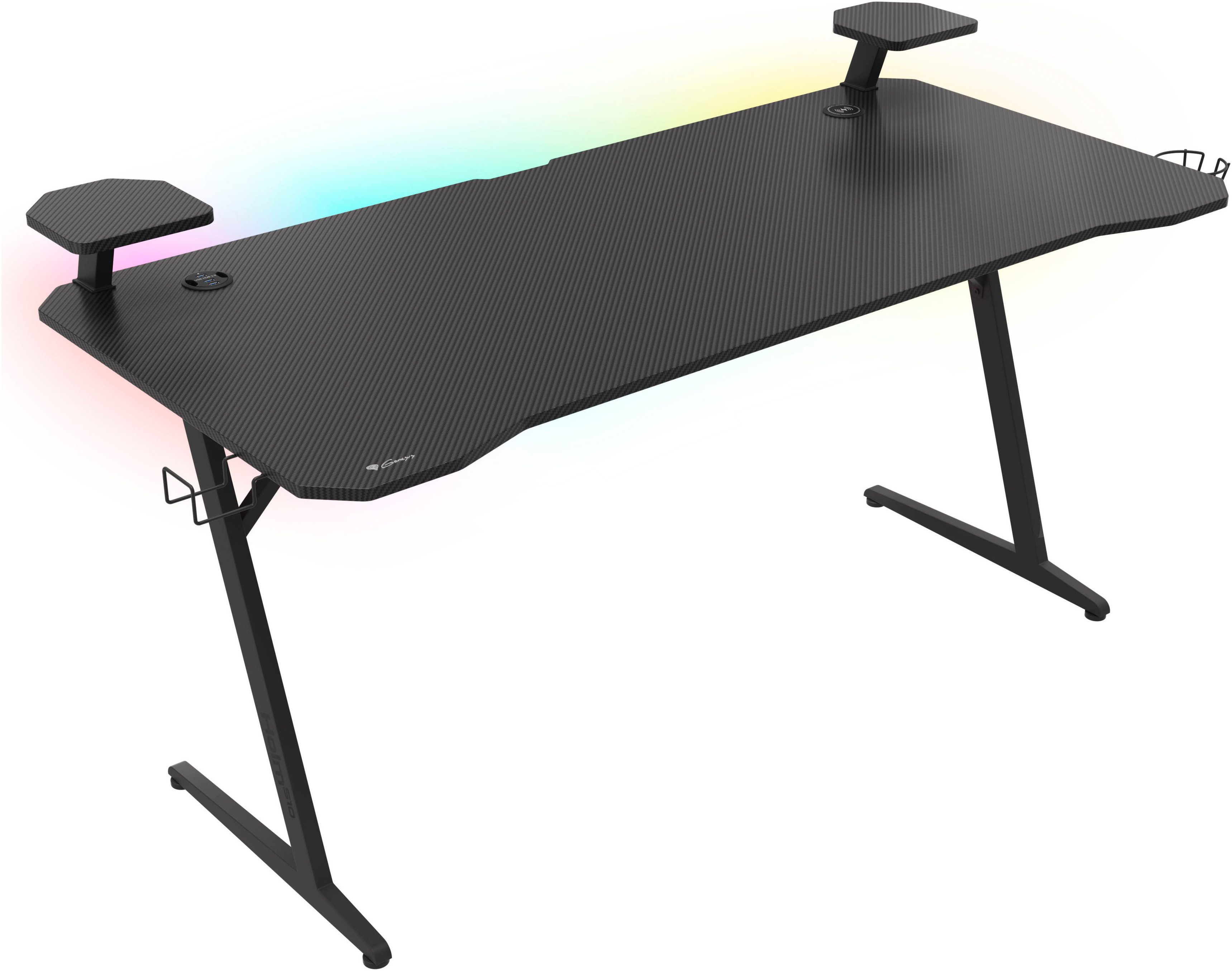 Genesis Gamingtisch HOLM 510 RGB schwarz (160cm x 75cm)