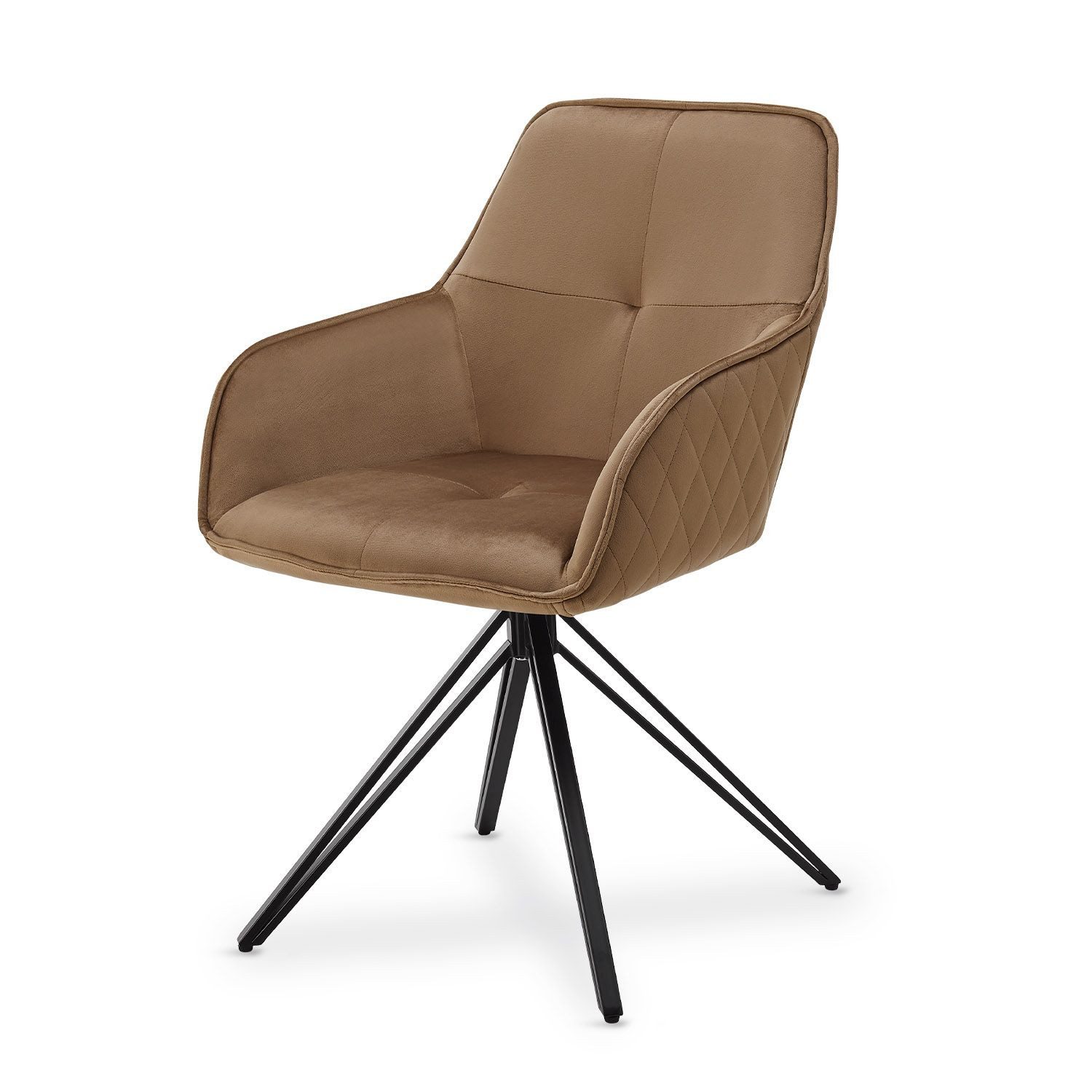 Juskys Esszimmerstuhl Clyde, modern, Stoff Bezug, günstig online kaufen