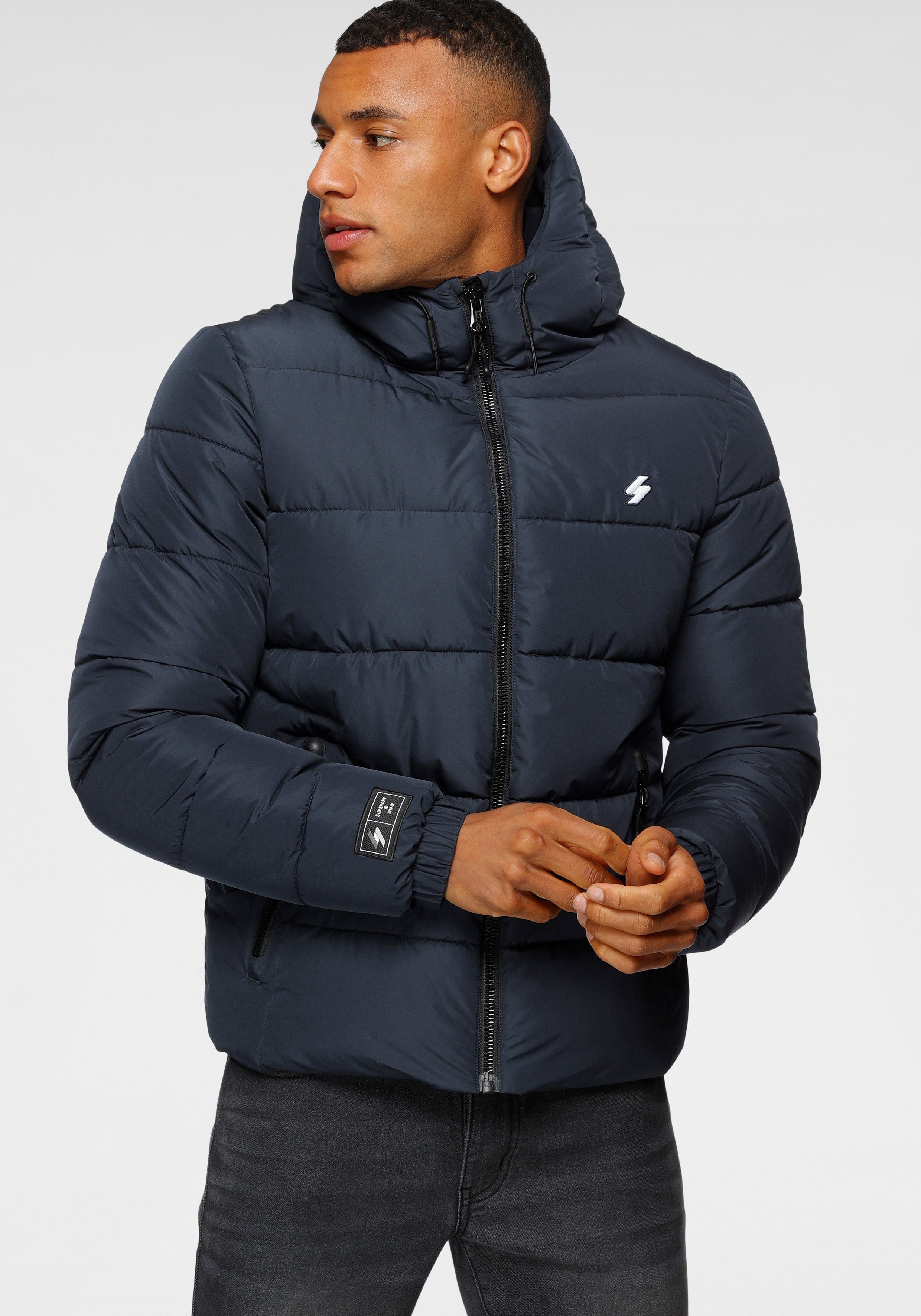 Superdry Steppjacke HOODED SPORTS PUFFR JACKET