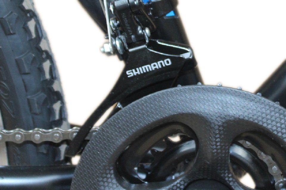 Talson Mountainbike 26 Zoll Fahrrad mit, 21 Gang Shimano, Kettenschaltung, mit Beleuchtung nach StVZO und Gabelfederung Schwarz