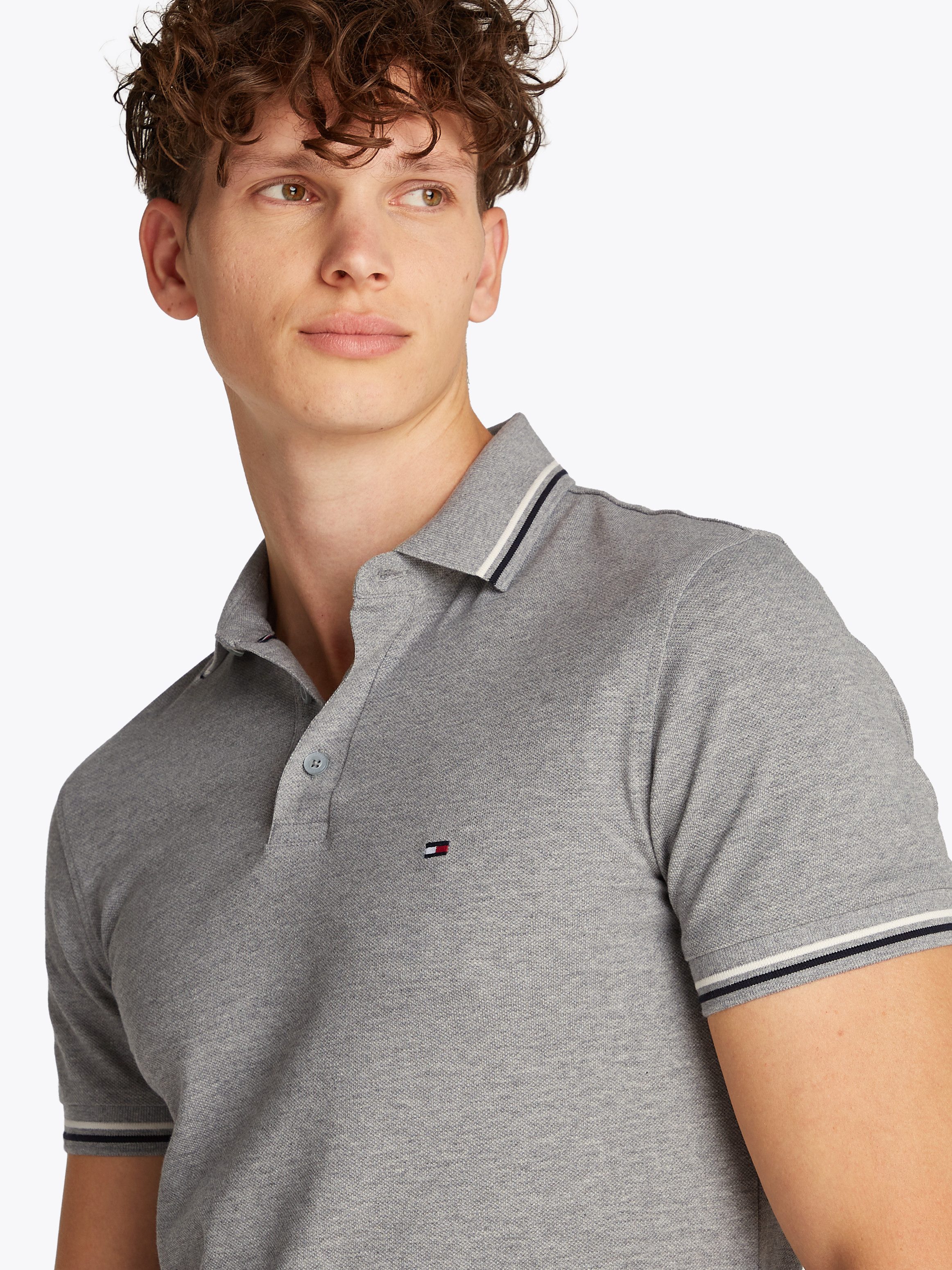 Tommy Hilfiger Poloshirt TOMMY TIPPED SLIM günstig online kaufen