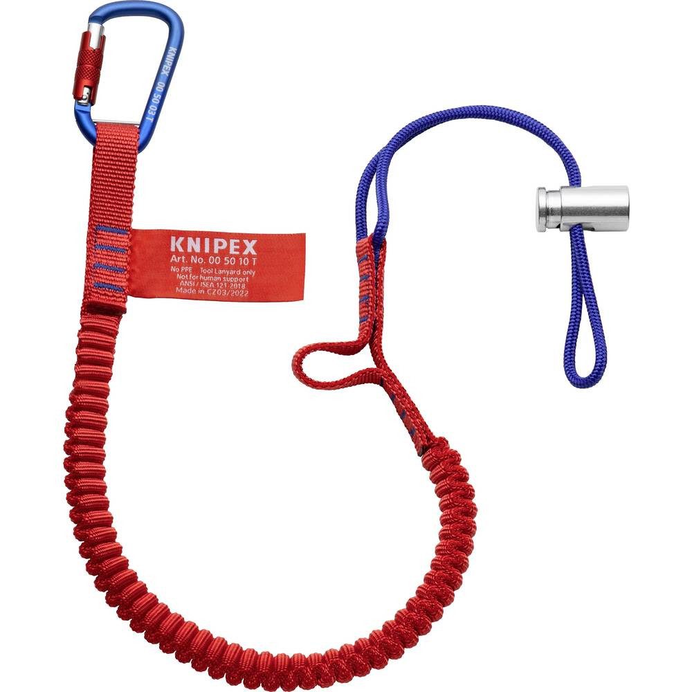 Knipex Karabiner Fangleine mit fixiertem Materialkarabiner Zur