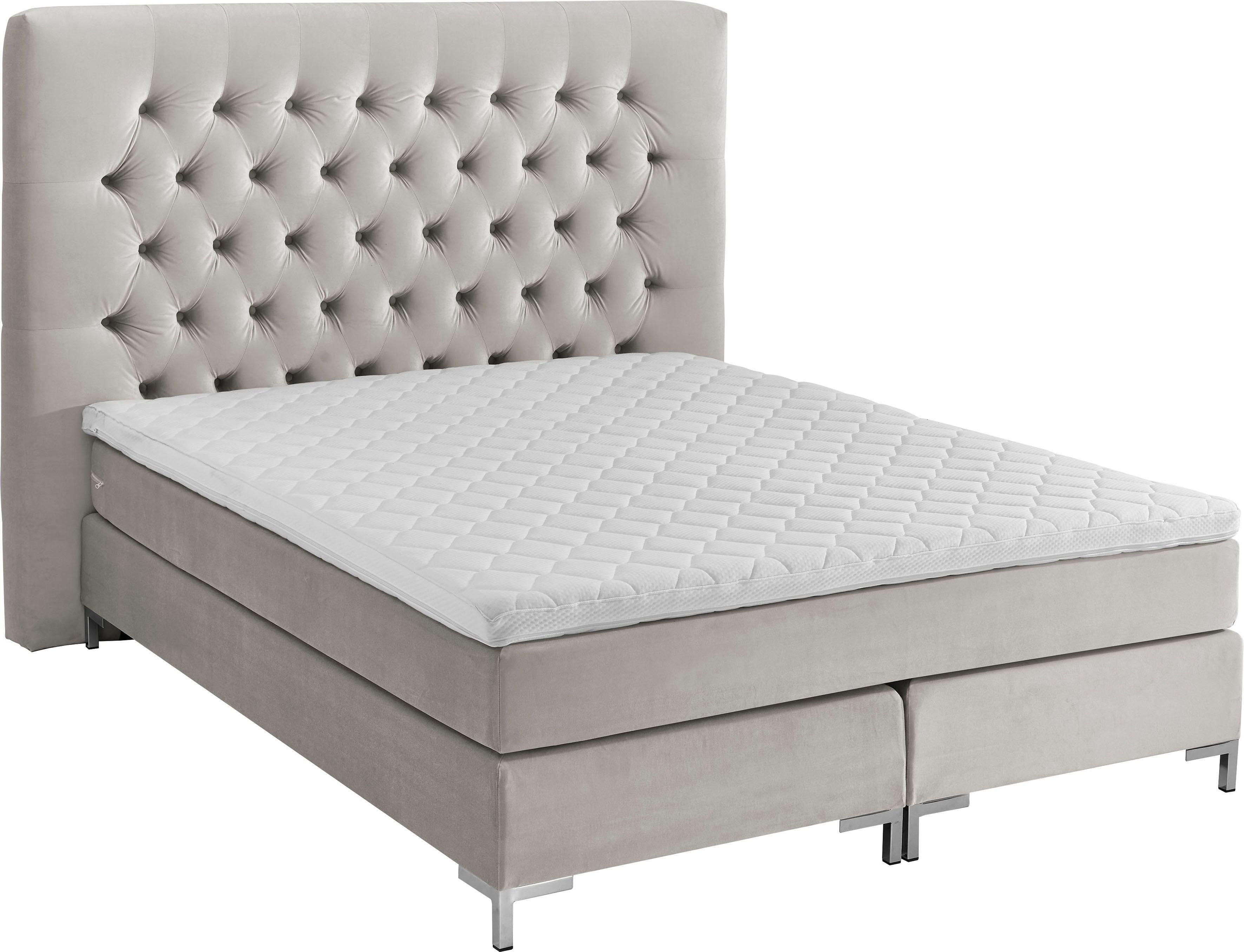 ATLANTIC home collection Boxspringbett Ronja, mit Topper und extra hohem Kopfteil. Reduzierter Preis € 1.399,99. Unverbindliche Preisempfehlung € 1.995,00