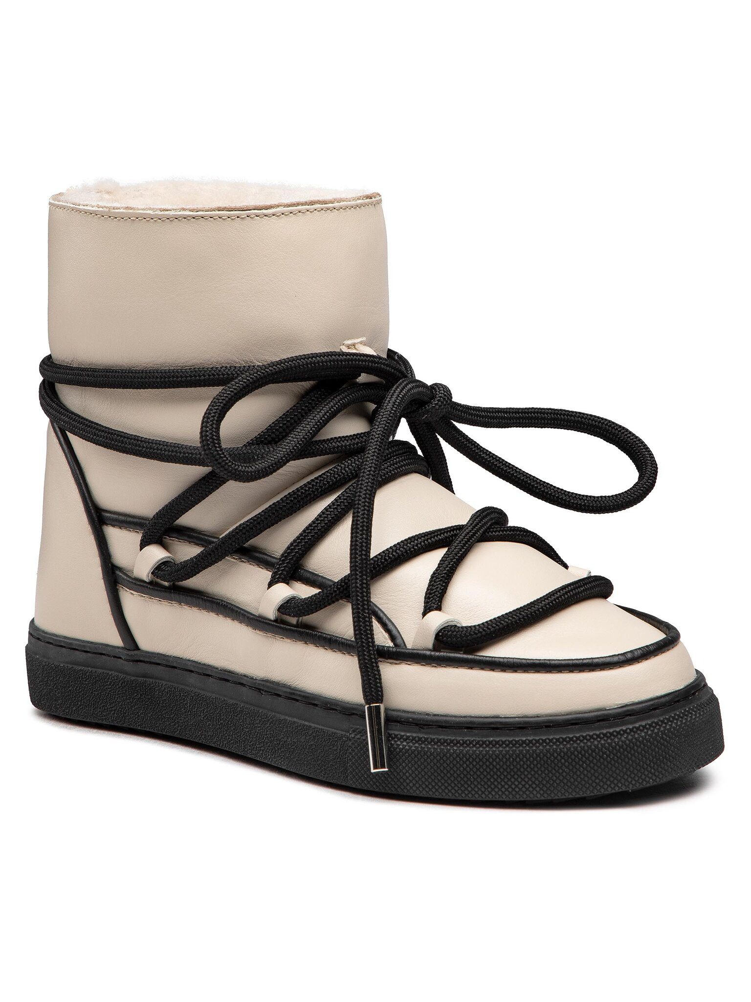 INUIKII Inuikii Damen Schneestiefel INUIKII-70202-088 VOLLLEDER PASTELLE BEIGE Winterstiefel