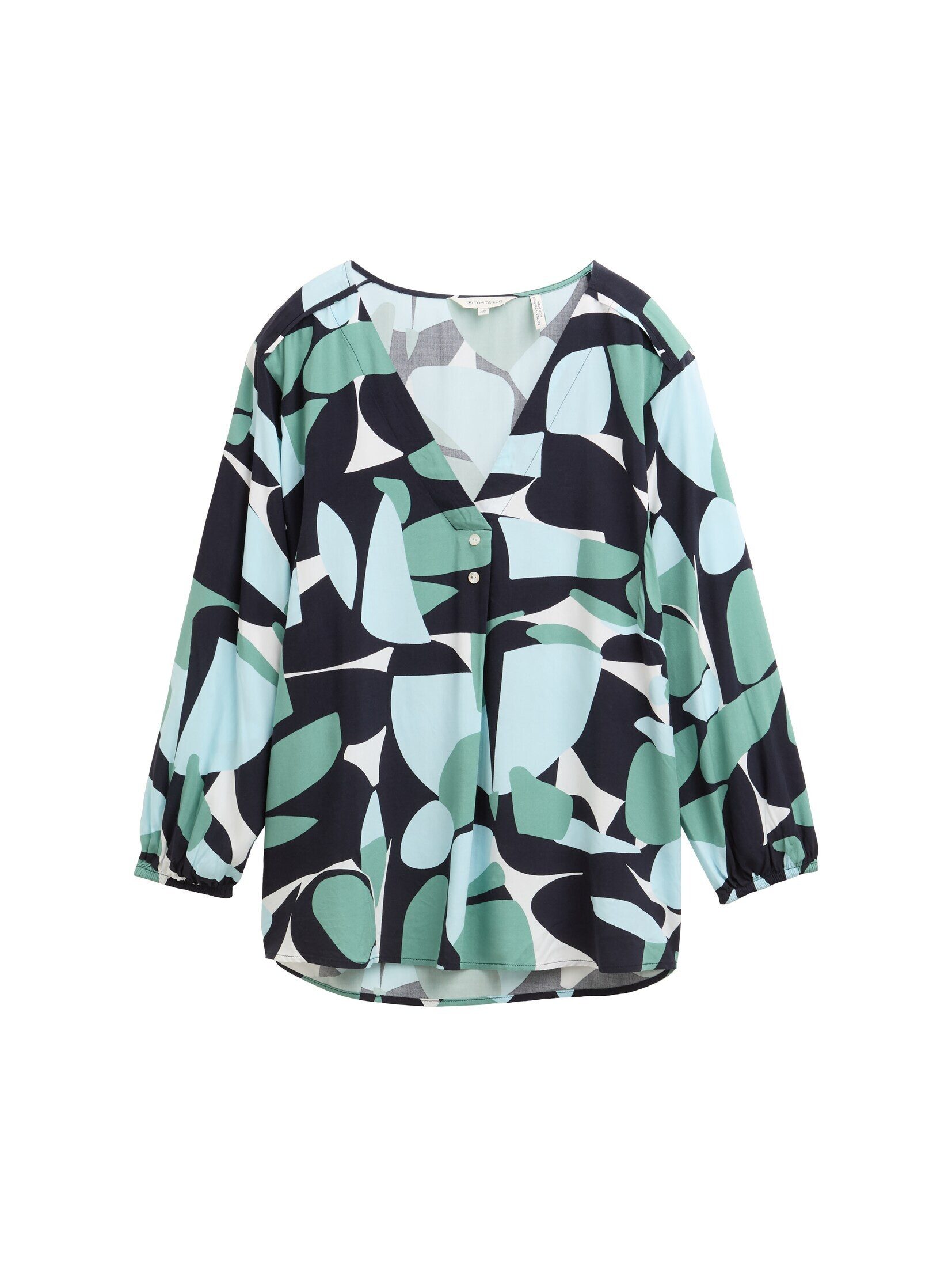 TOM TAILOR Langarmbluse Bluse mit Muster günstig online kaufen