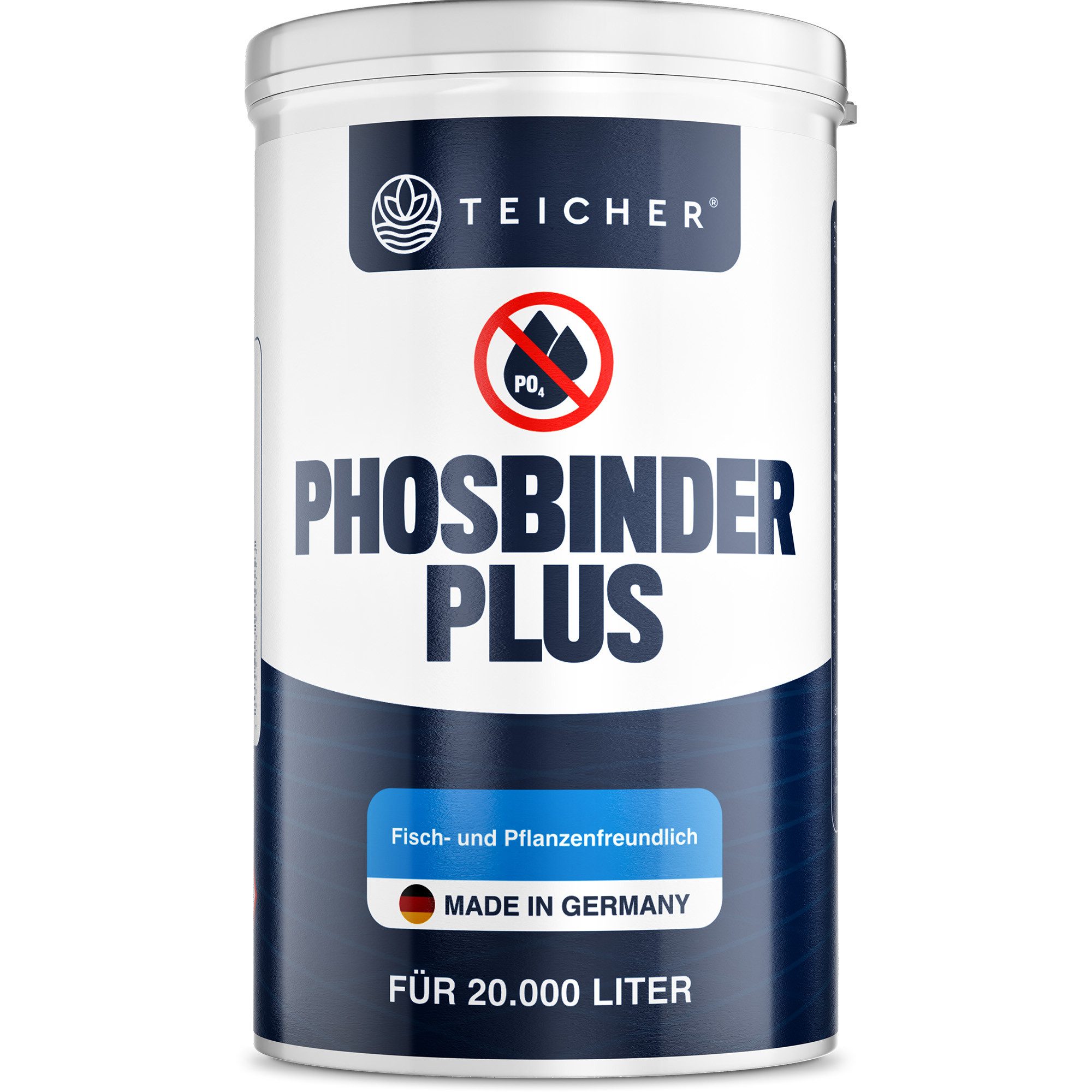 Teicher Algenschutz Phosphatbinder – Reduziert Phosphat & beugt Algenbildung vor, für dauerhaft klares Teichwasser