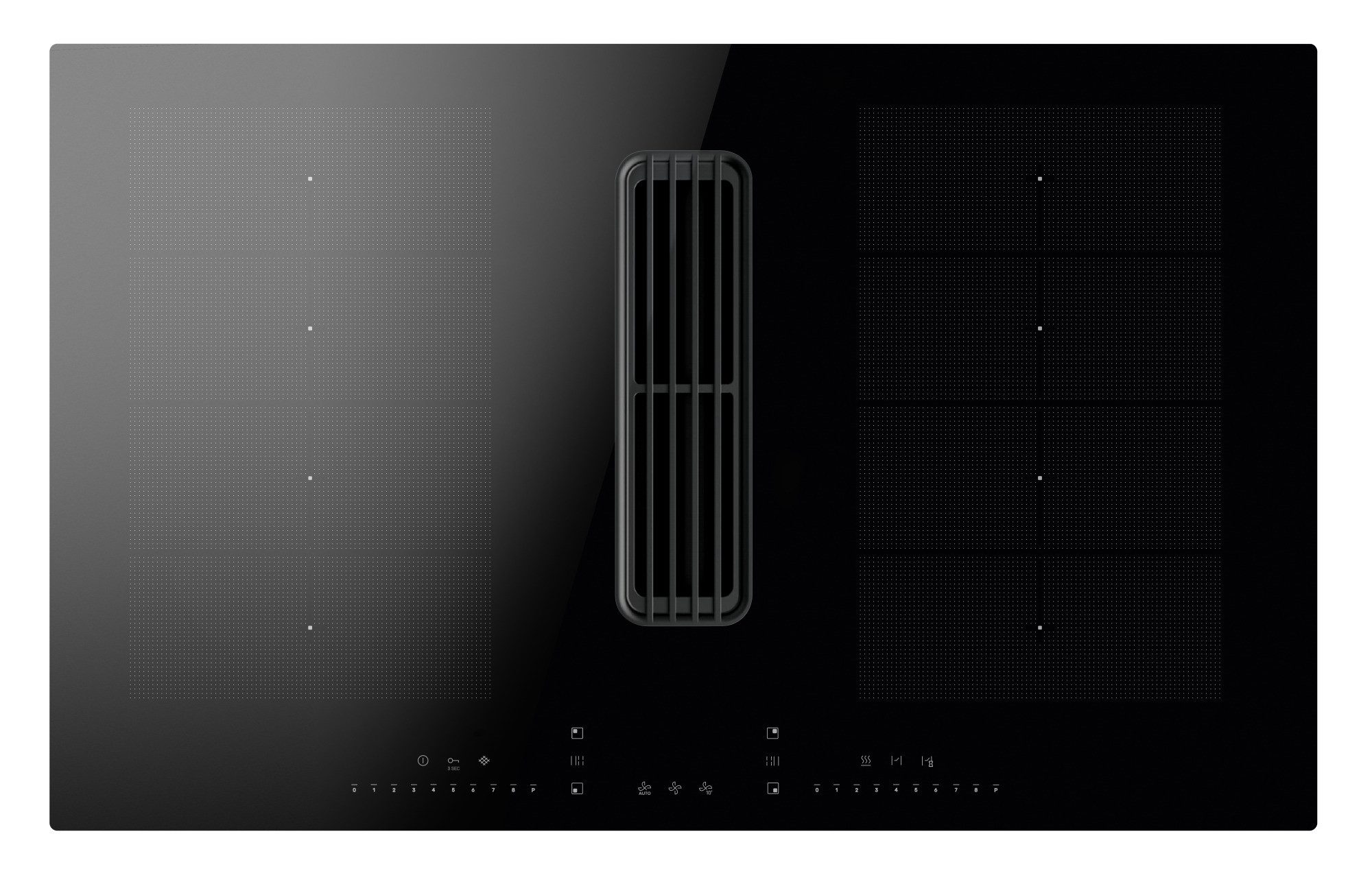 Amica Kochfeld mit Dunstabzug DHKI 752 880 C, Mehr Ruhe und Ordnung dank integrierter Dunstabsaugung