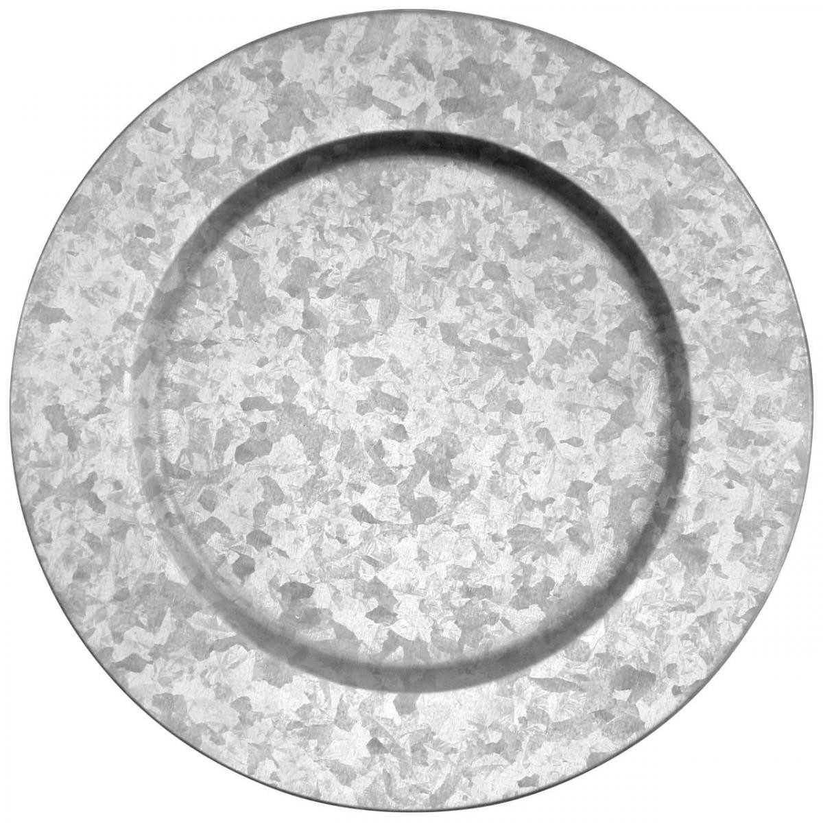 Florists Products Kunststoffteller Deko-Teller Metall Vintage Stil Shabby Chic Antiquität