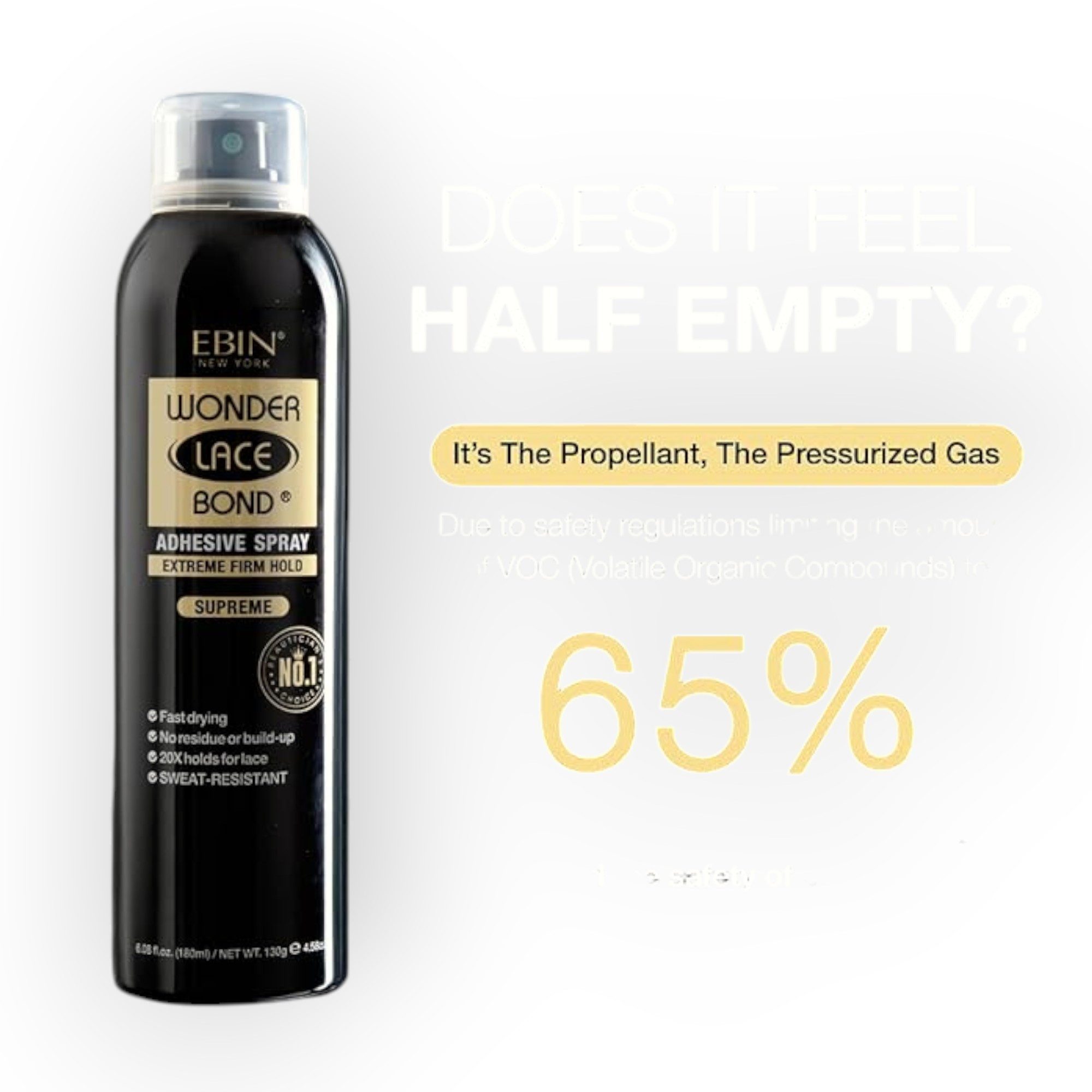 EBIN New York Haarspray Ebin Wonder Lace Bond Adhesive Spray