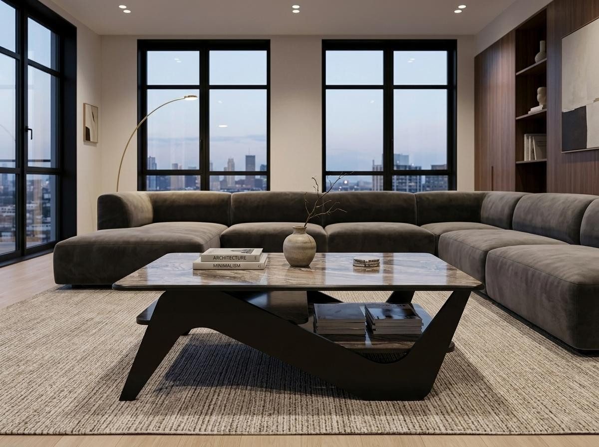 JVmoebel Couchtisch Eleganter Couchtisch im zeitlosen Design aus robustem Holz