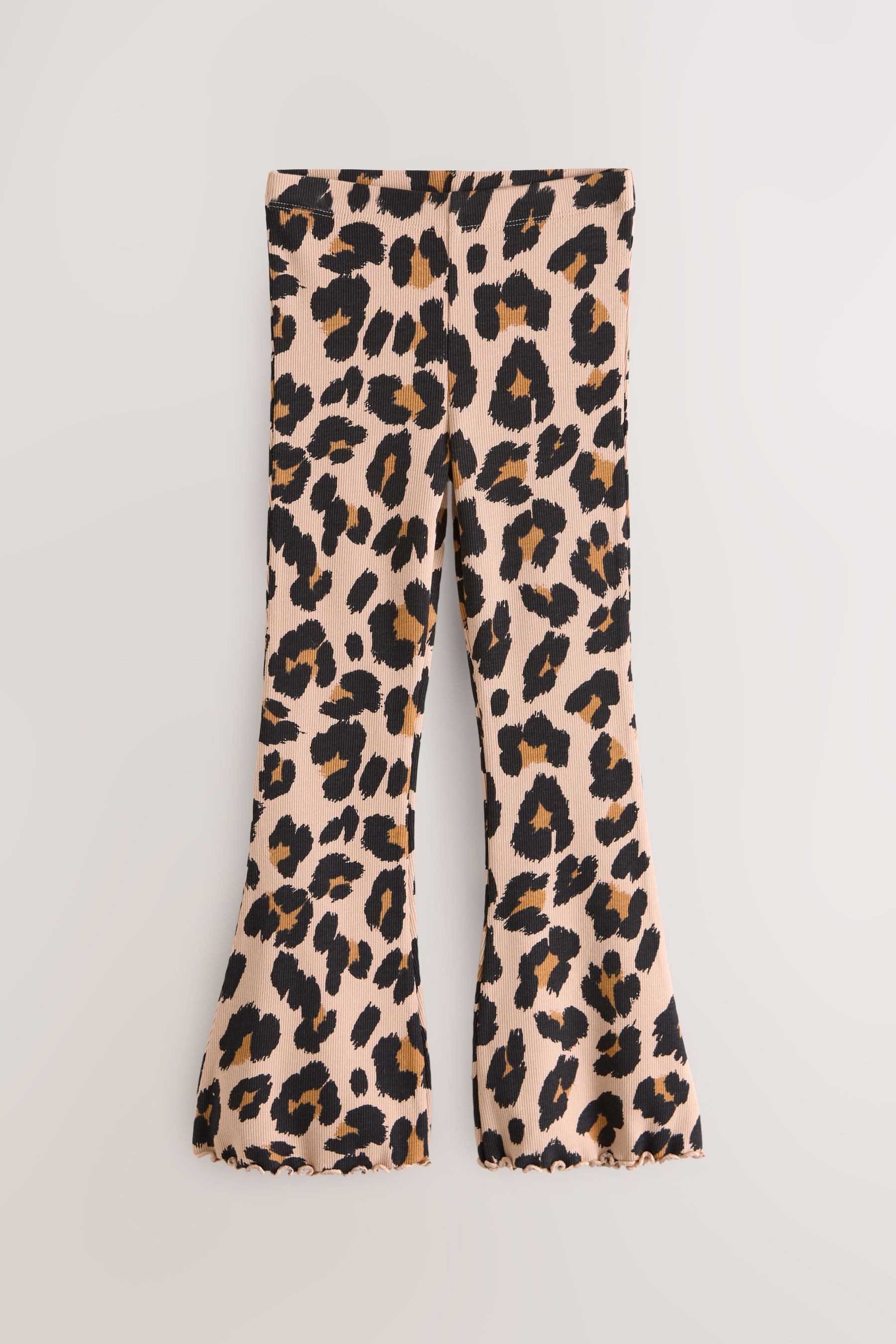 Next Leggings Gerippte Leggings mit ausgestelltem Bein (1-tlg)