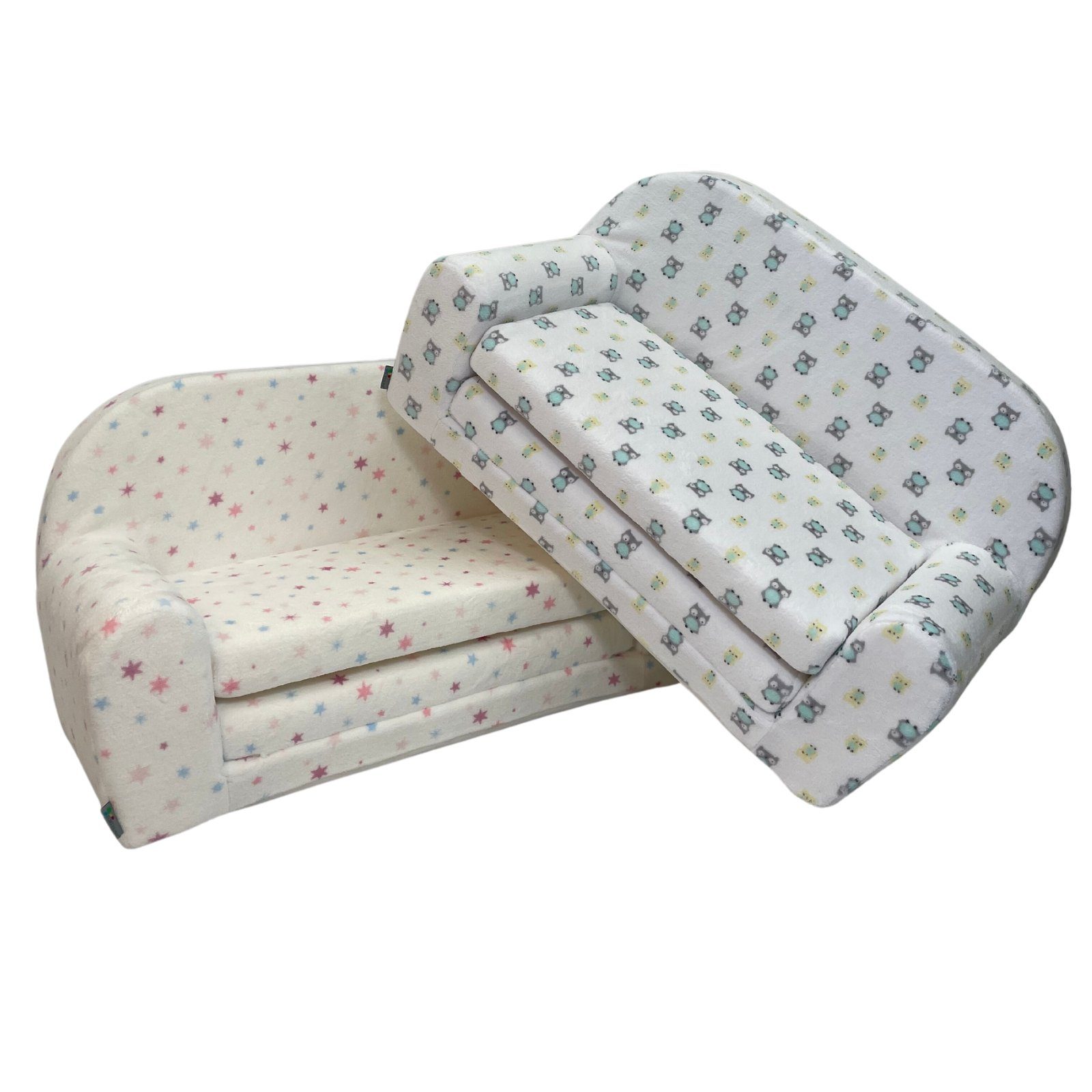 FORTISLINE Kindersofa Kindersofa MINI Kindercouch W455 Plüsch