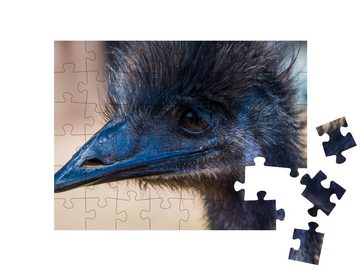 puzzleYOU Puzzle Emu im Profil, 48 Puzzleteile, puzzleYOU-Kollektionen Emus, Exotische Tiere & Trend-Tiere