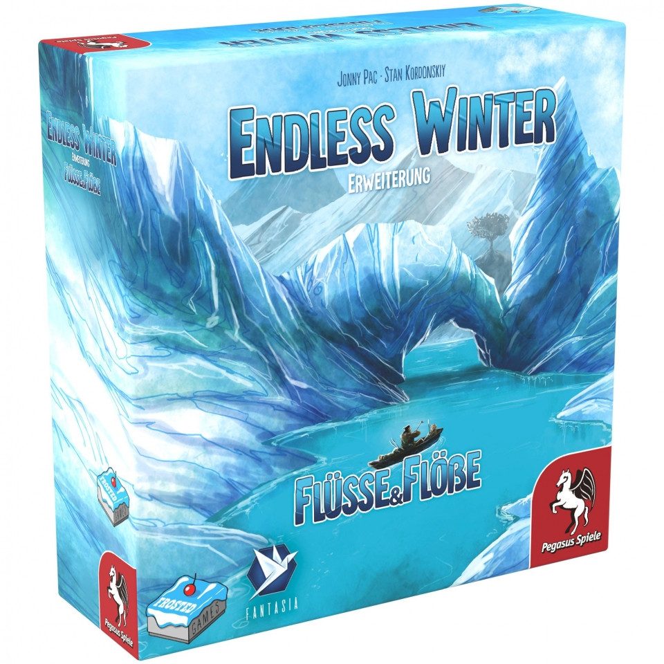 Pegasus Spiele Spiel, Endless Winter - Flüsse & Flöße (Erweiterung) (Frosted Games) - deutsch