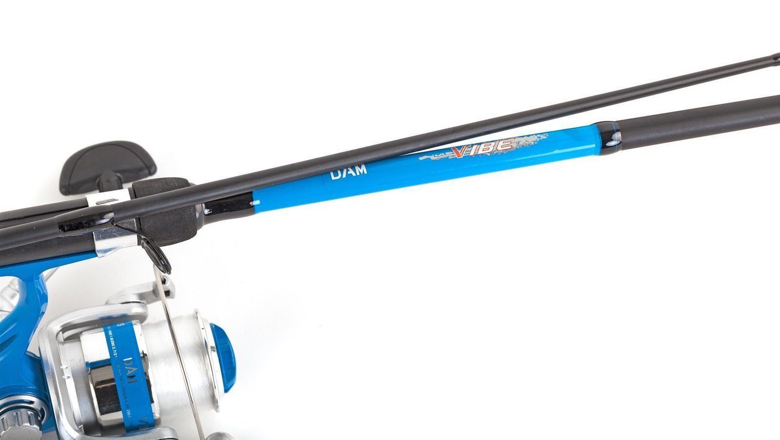 DAM Fishing Spinnrute VIBE COMBO 6" 1,80m 4 Farben Kinderangeln Angelrute+Angelrolle+Schnur, (Kinder-Set, Spar-Set), Qualitäts Kinderangeln in 4 Farben von DAM