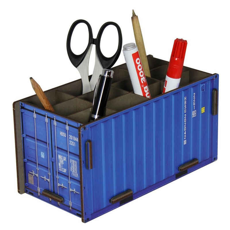 WERKHAUS® Aufbewahrungsbox »Werkhaus - Photo - Stiftebox "Container" Blau Stiftehalter (CO1011)«