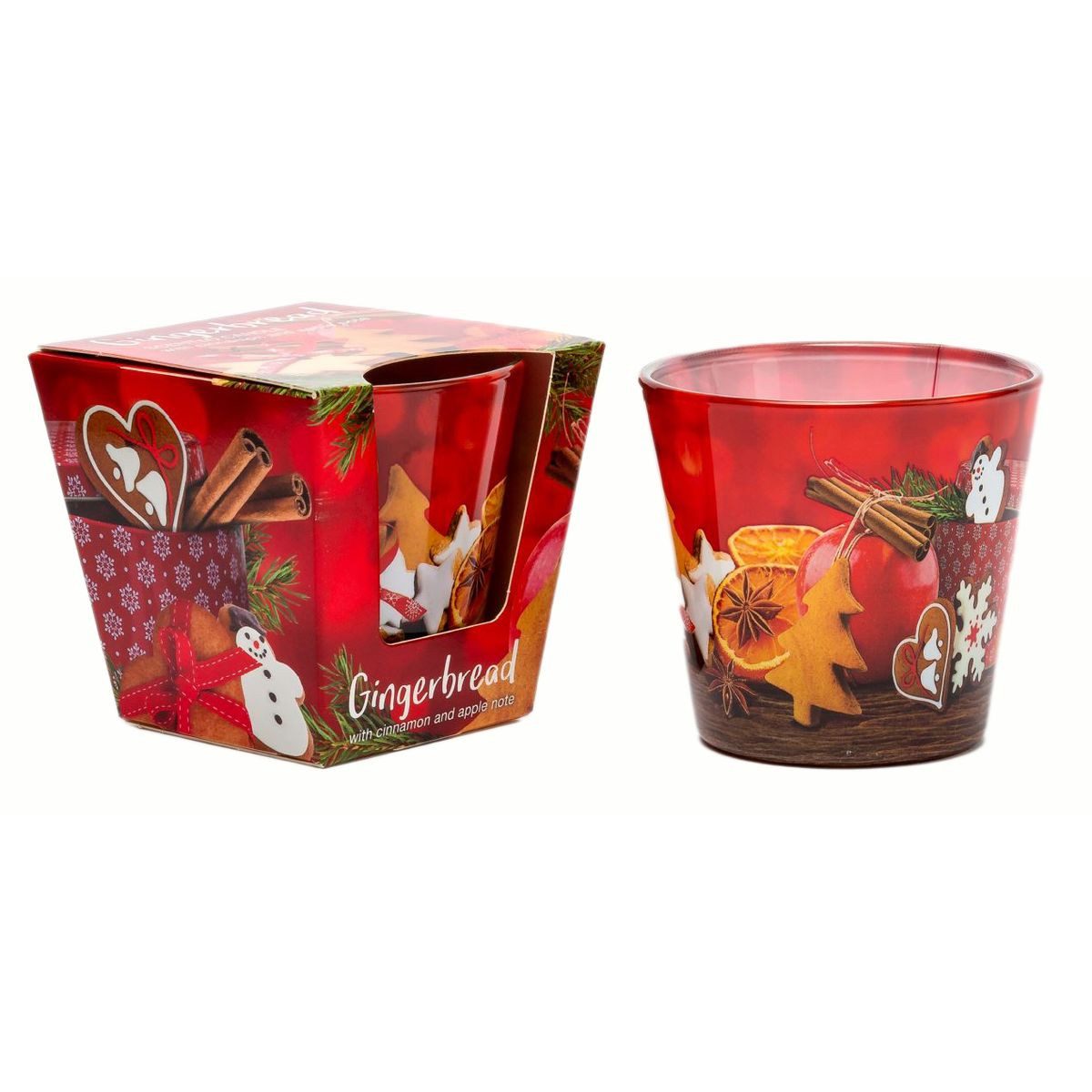 Ebersbacher Kerzenfabrik Duftkerze Duftglas Gingerbread Apfel-Zimt Orange-Anis