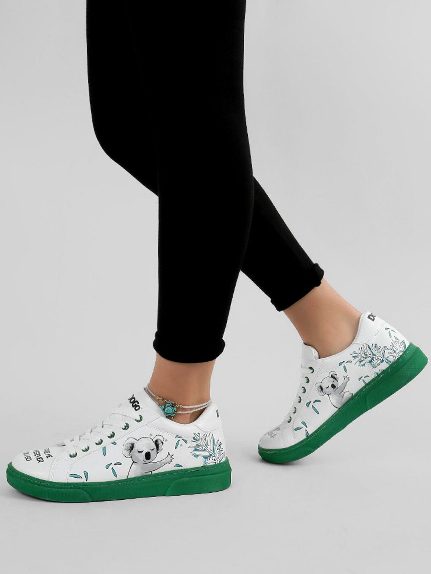 DOGO Ace Low-Top Sneaker Koala Hug Damen Sneaker Sneaker Handgefertigt günstig online kaufen