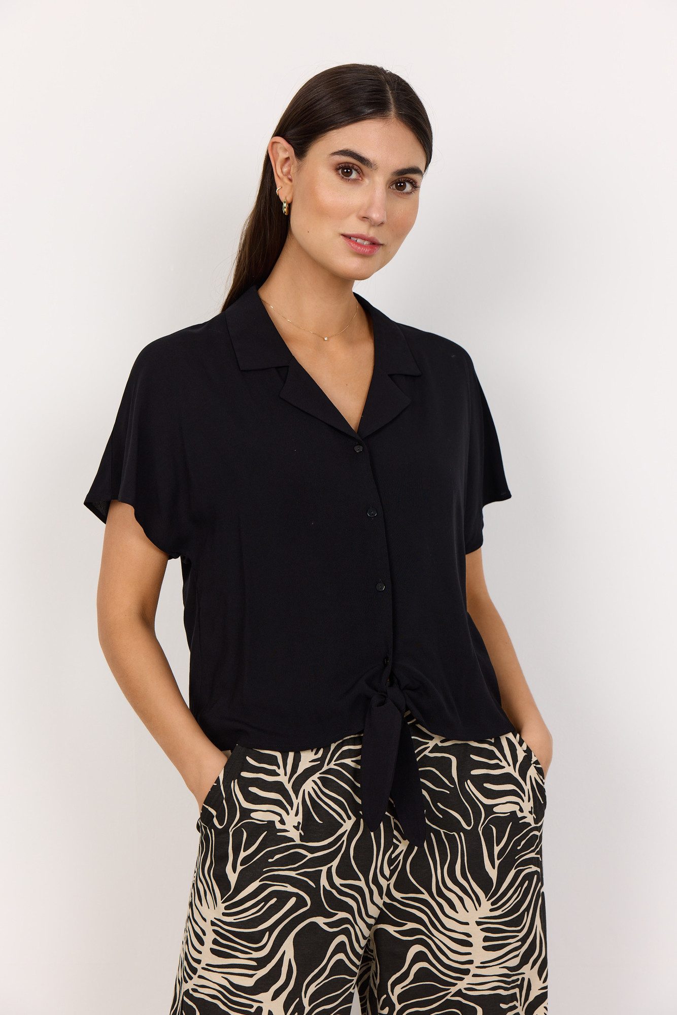 soyaconcept Kurzarmbluse SC-RADIA 69 Viskose