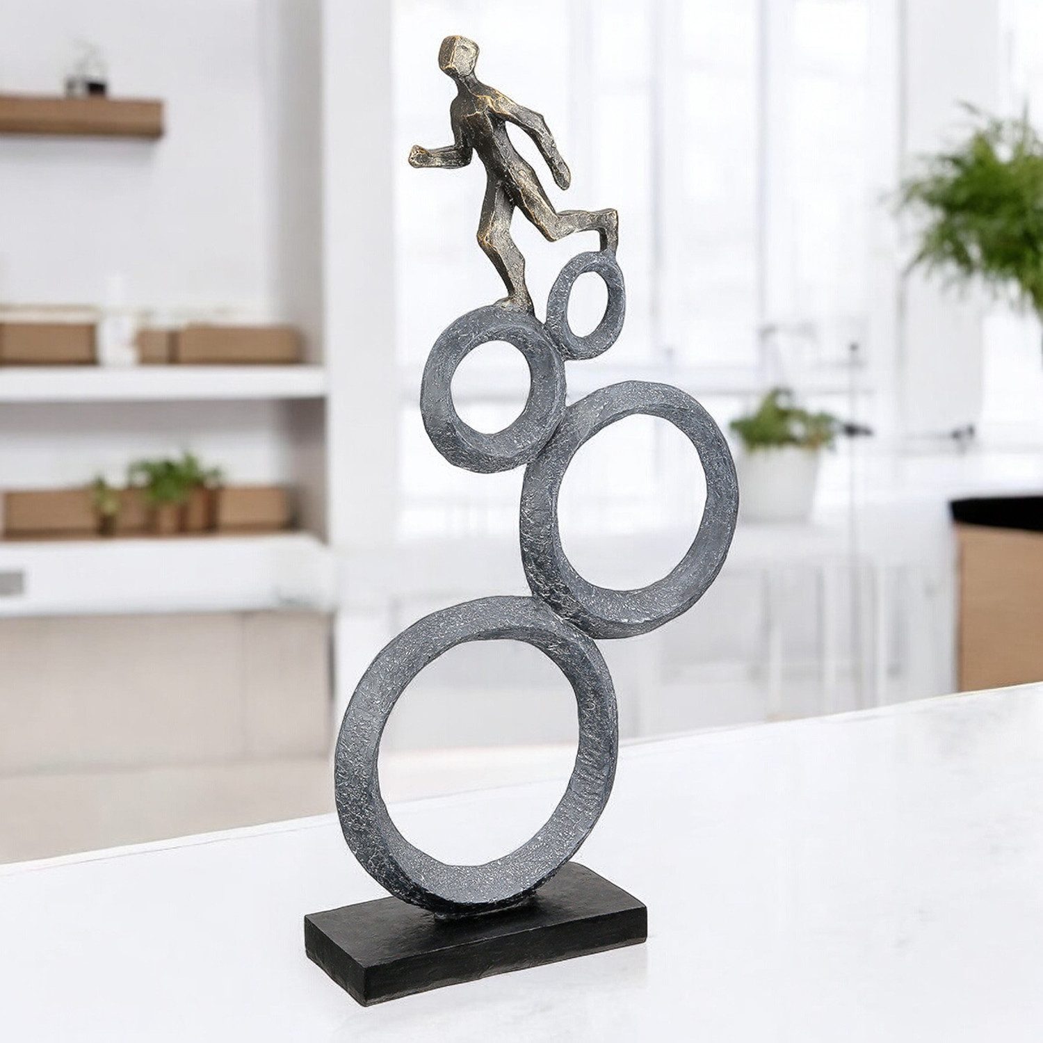 Casablanca by Gilde Dekofigur Skulptur Running on Rings (1 St)